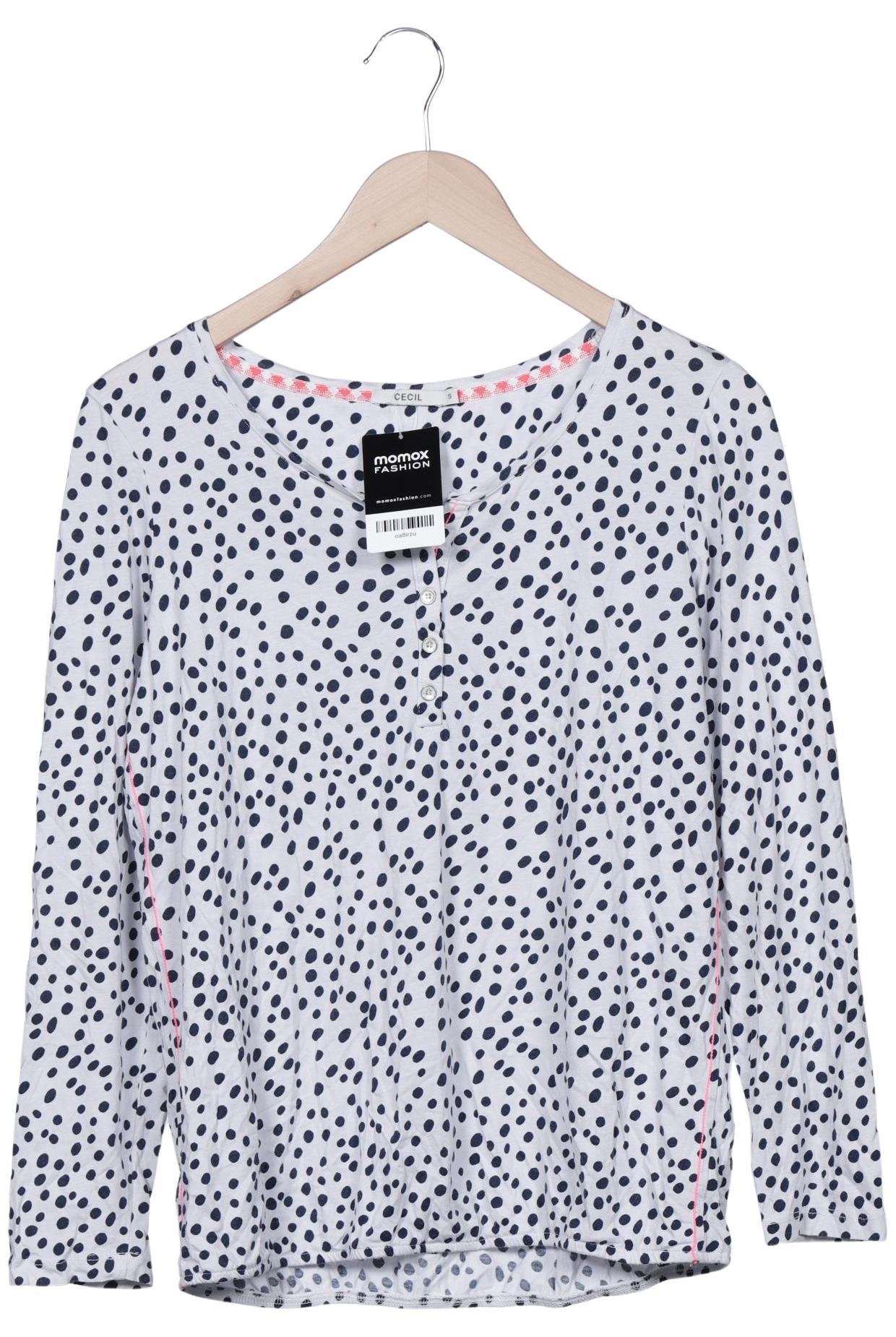 

Cecil Damen Langarmshirt, weiß, Gr. 36