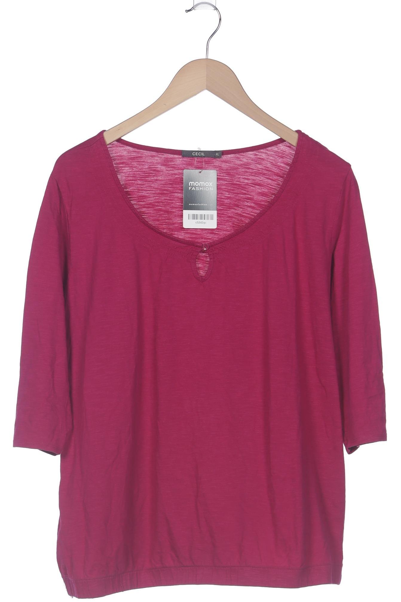 

Cecil Damen Langarmshirt, pink, Gr. 44