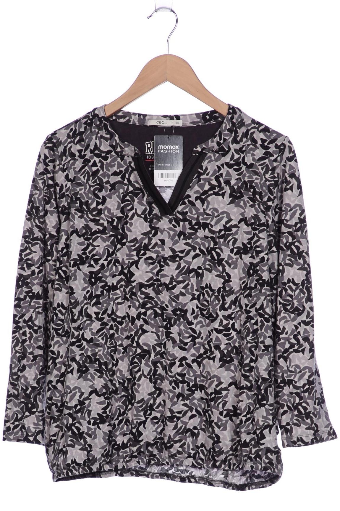 

Cecil Damen Langarmshirt, grau, Gr. 44