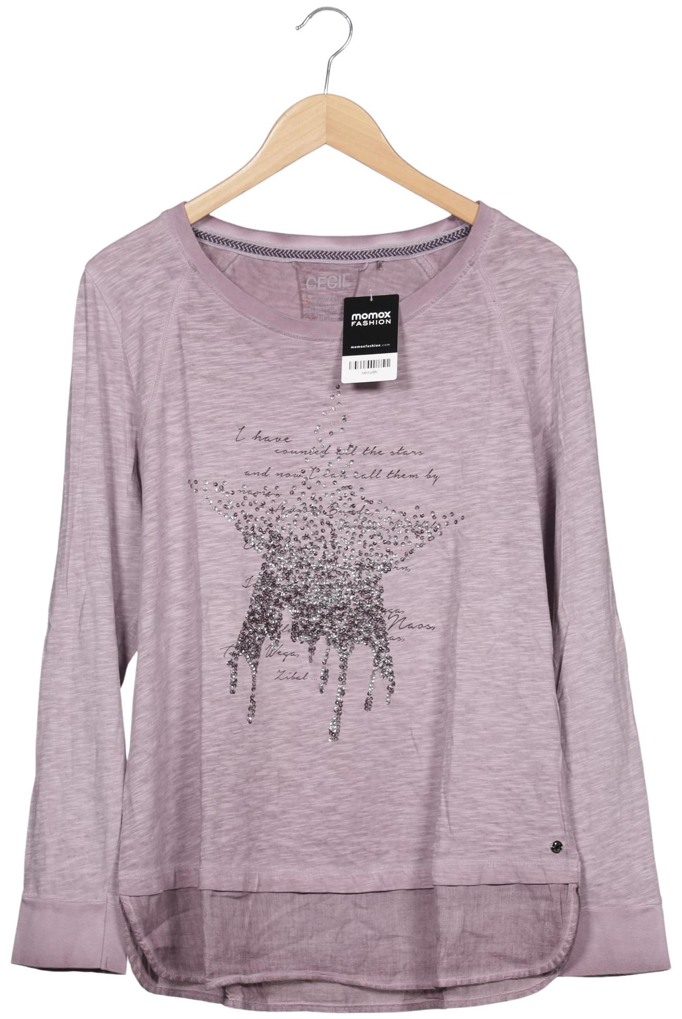 

Cecil Damen Langarmshirt, flieder, Gr. 44