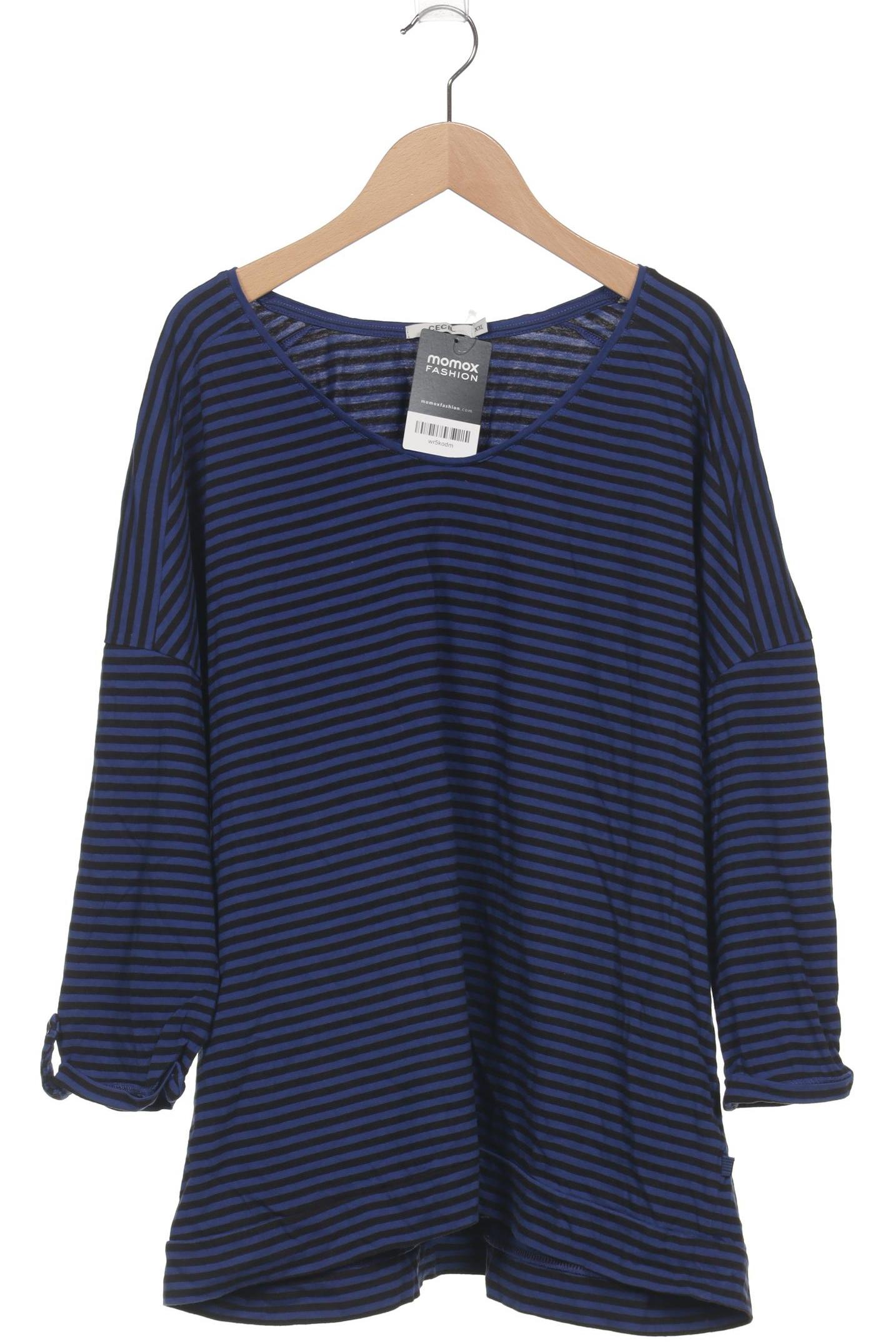 

Cecil Damen Langarmshirt, marineblau, Gr. 46
