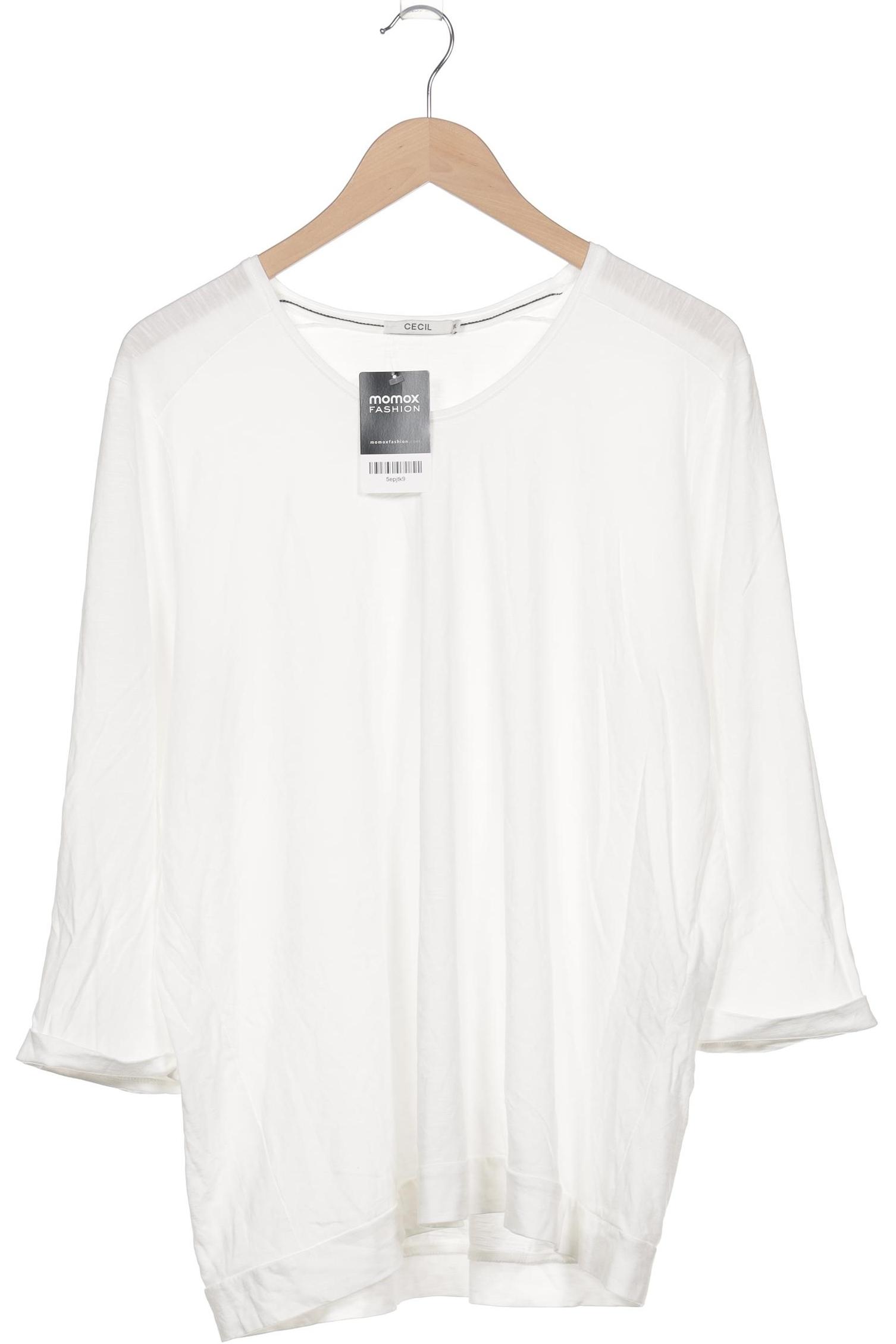 

Cecil Damen Langarmshirt, weiß, Gr. 46