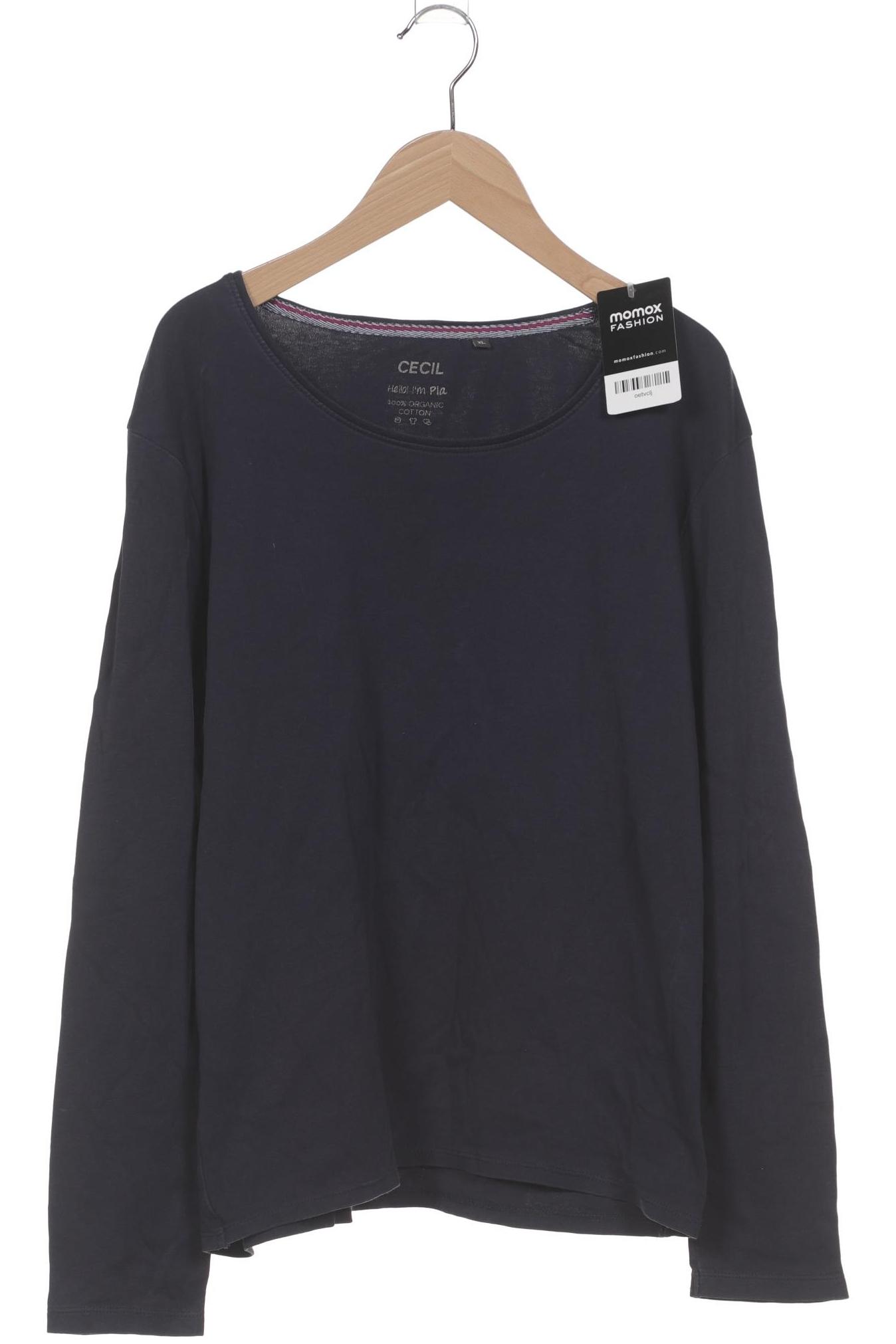 

Cecil Damen Langarmshirt, marineblau, Gr. 44