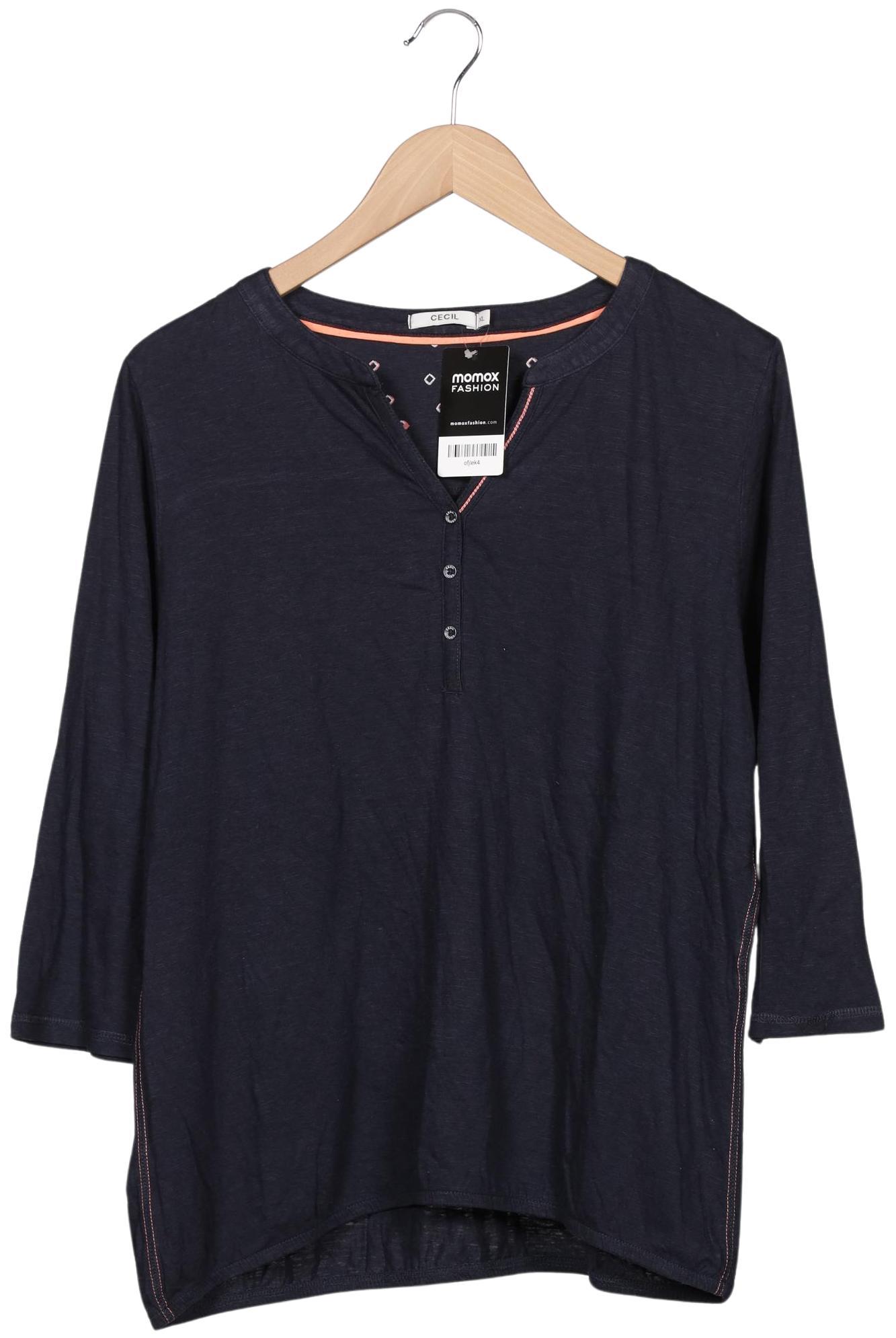 

Cecil Damen Langarmshirt, marineblau, Gr. 44