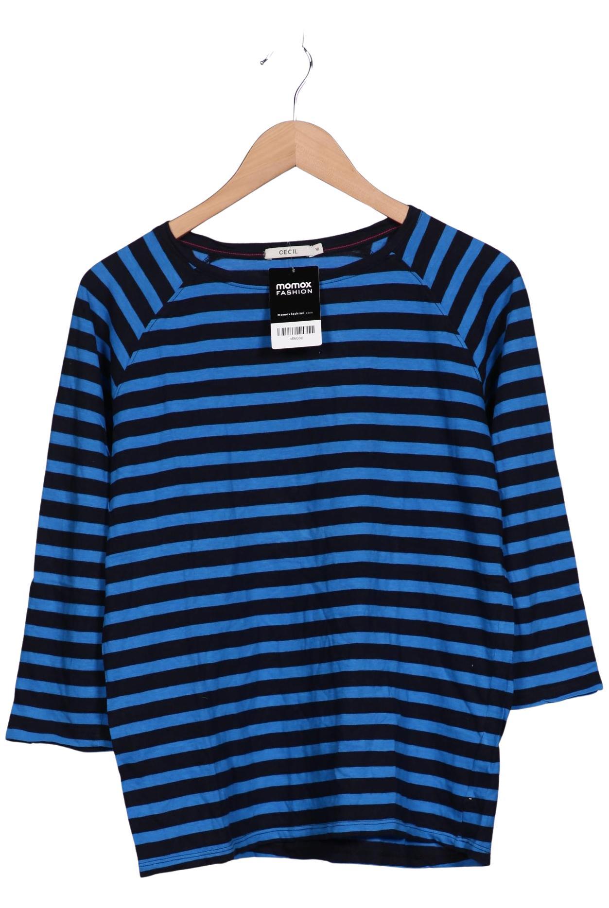 

Cecil Damen Langarmshirt, marineblau, Gr. 38