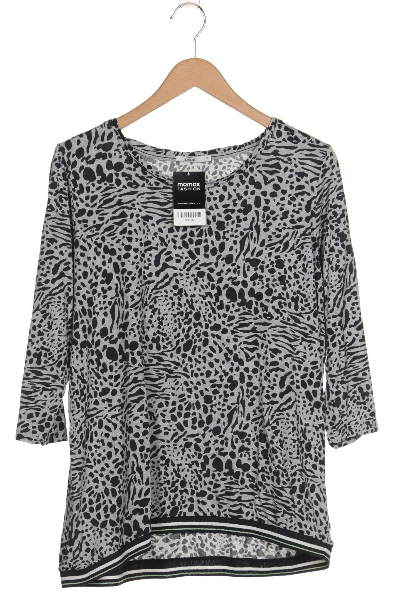 

Cecil Damen Langarmshirt, grau, Gr. 44