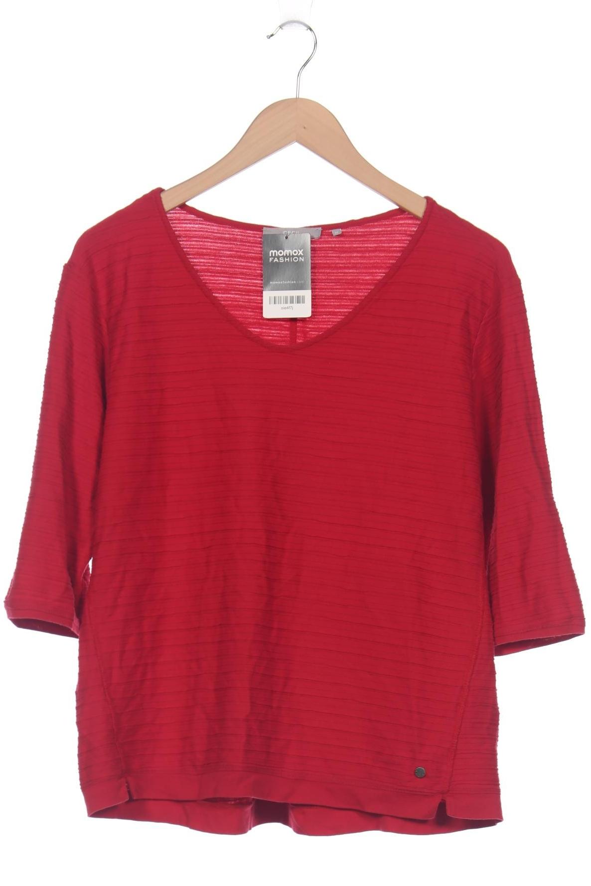 

Cecil Damen Langarmshirt, rot, Gr. 38