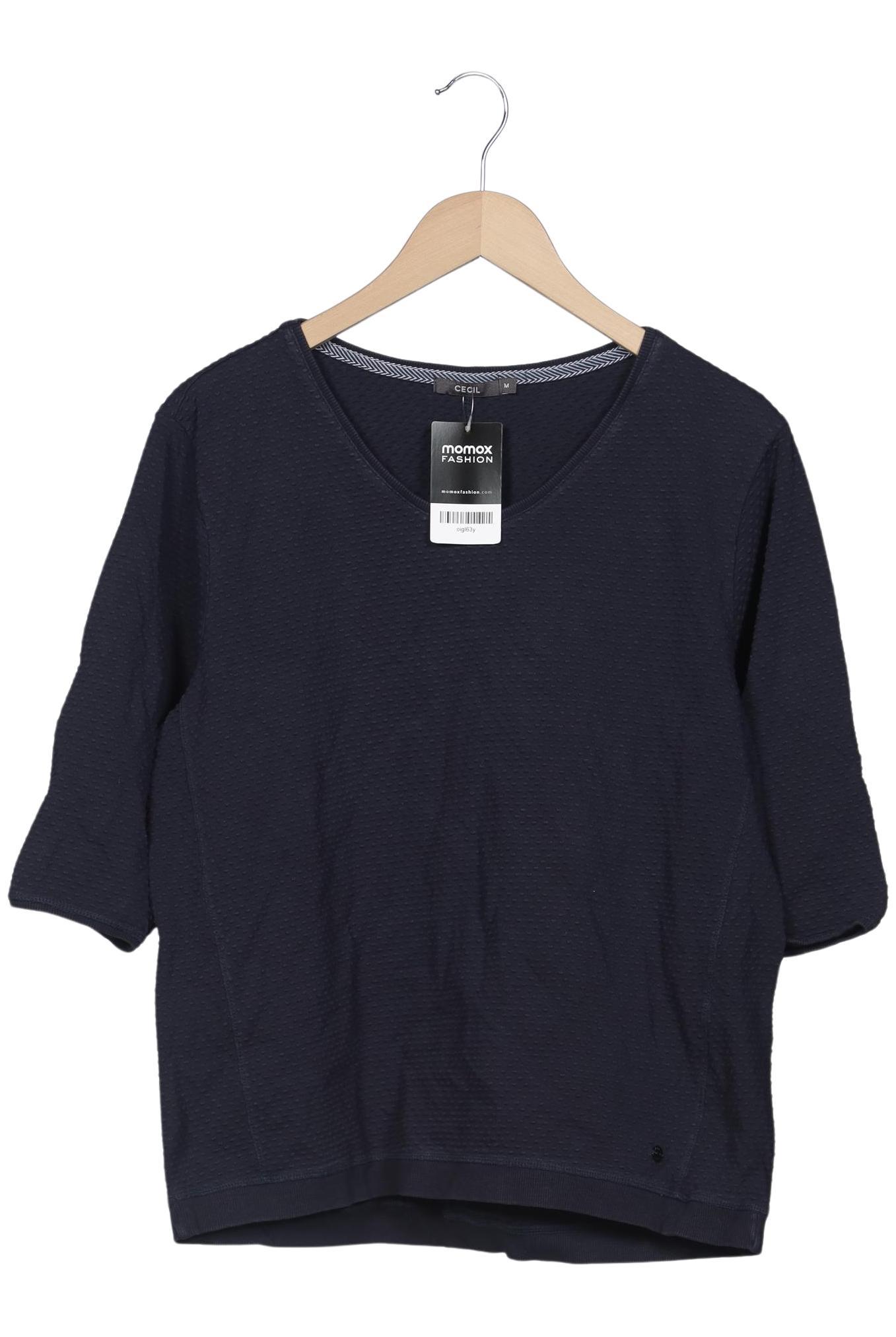 

Cecil Damen Langarmshirt, marineblau, Gr. 38