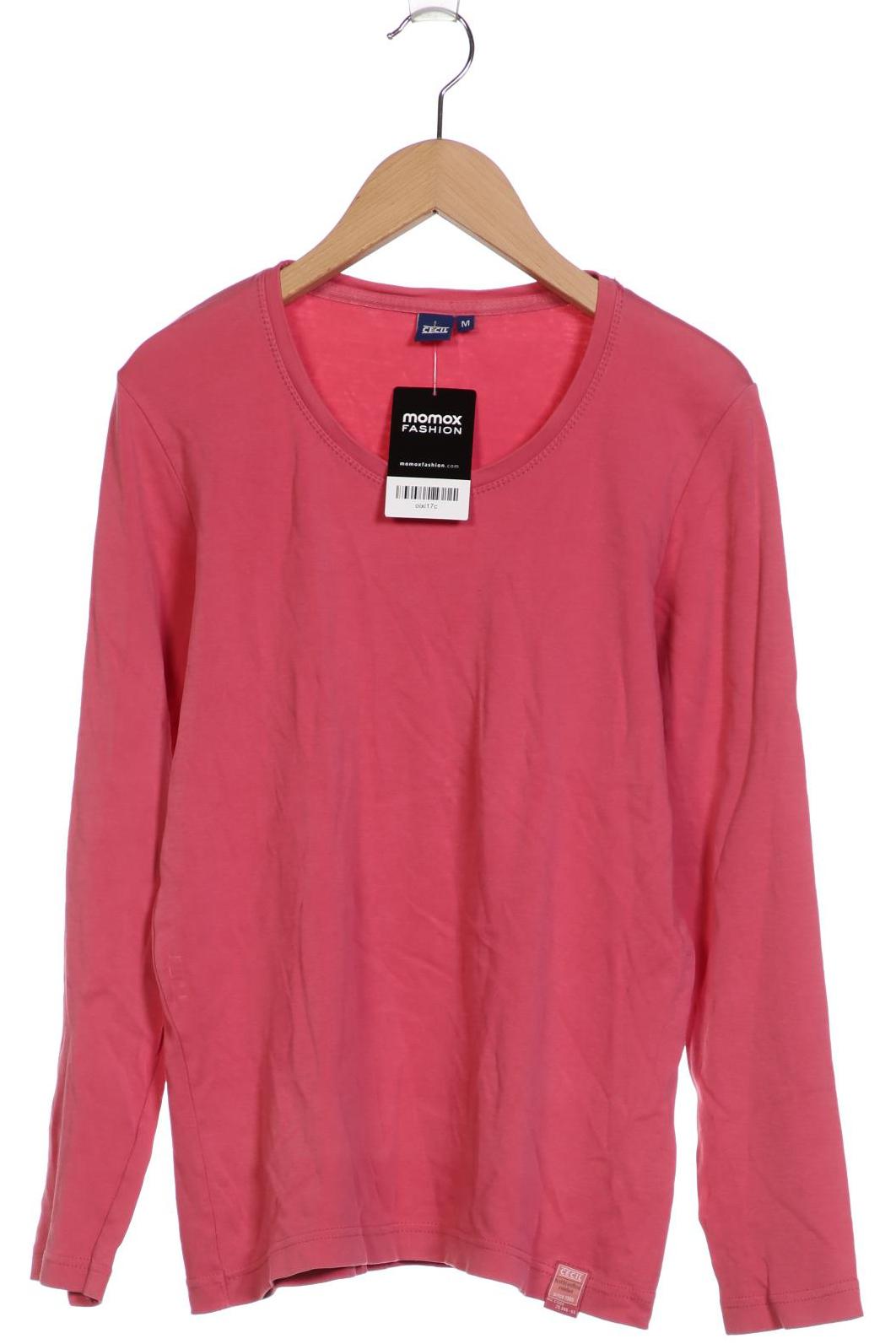 

Cecil Damen Langarmshirt, pink, Gr. 38