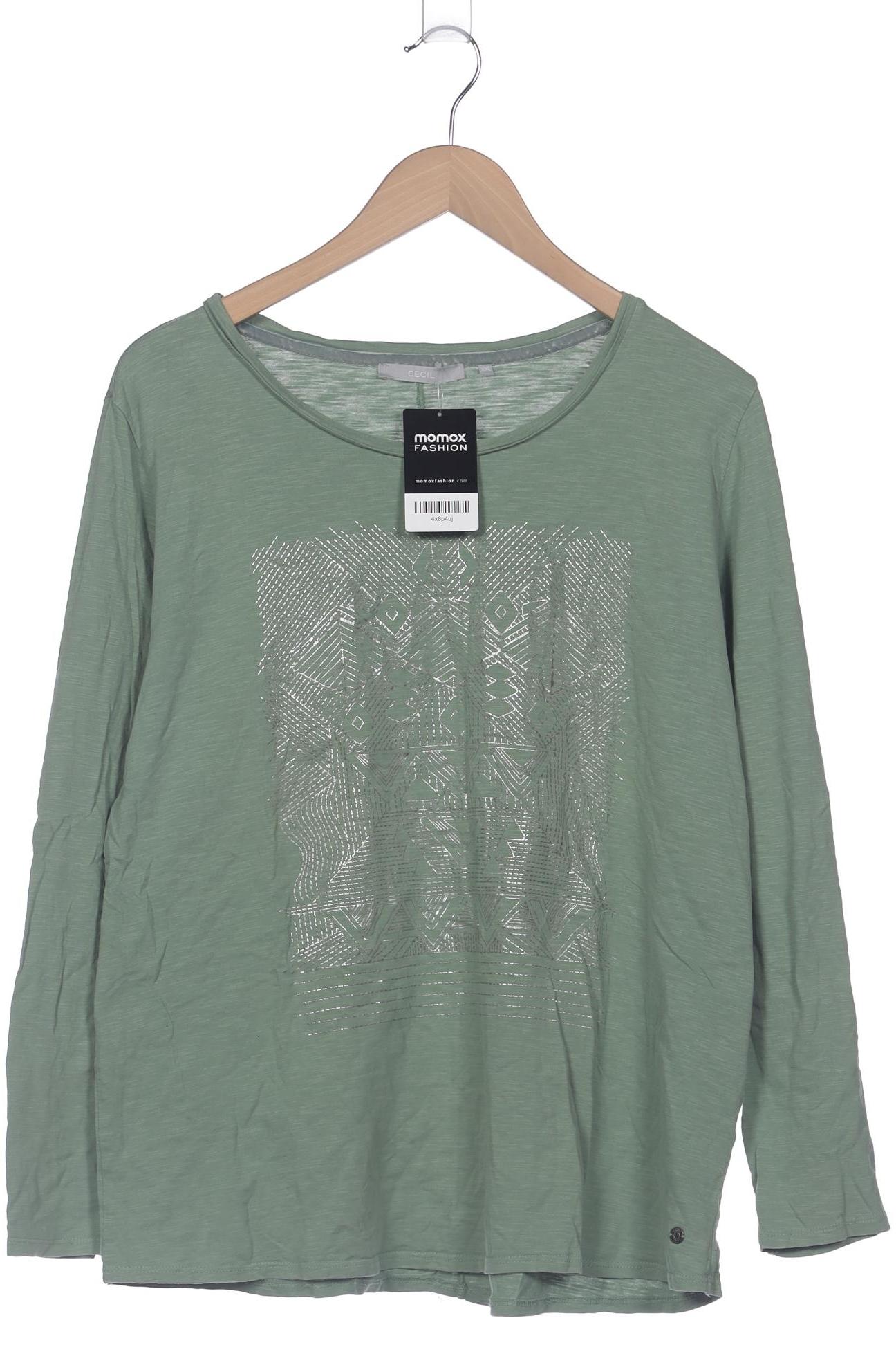 

Cecil Damen Langarmshirt, grün, Gr. 46