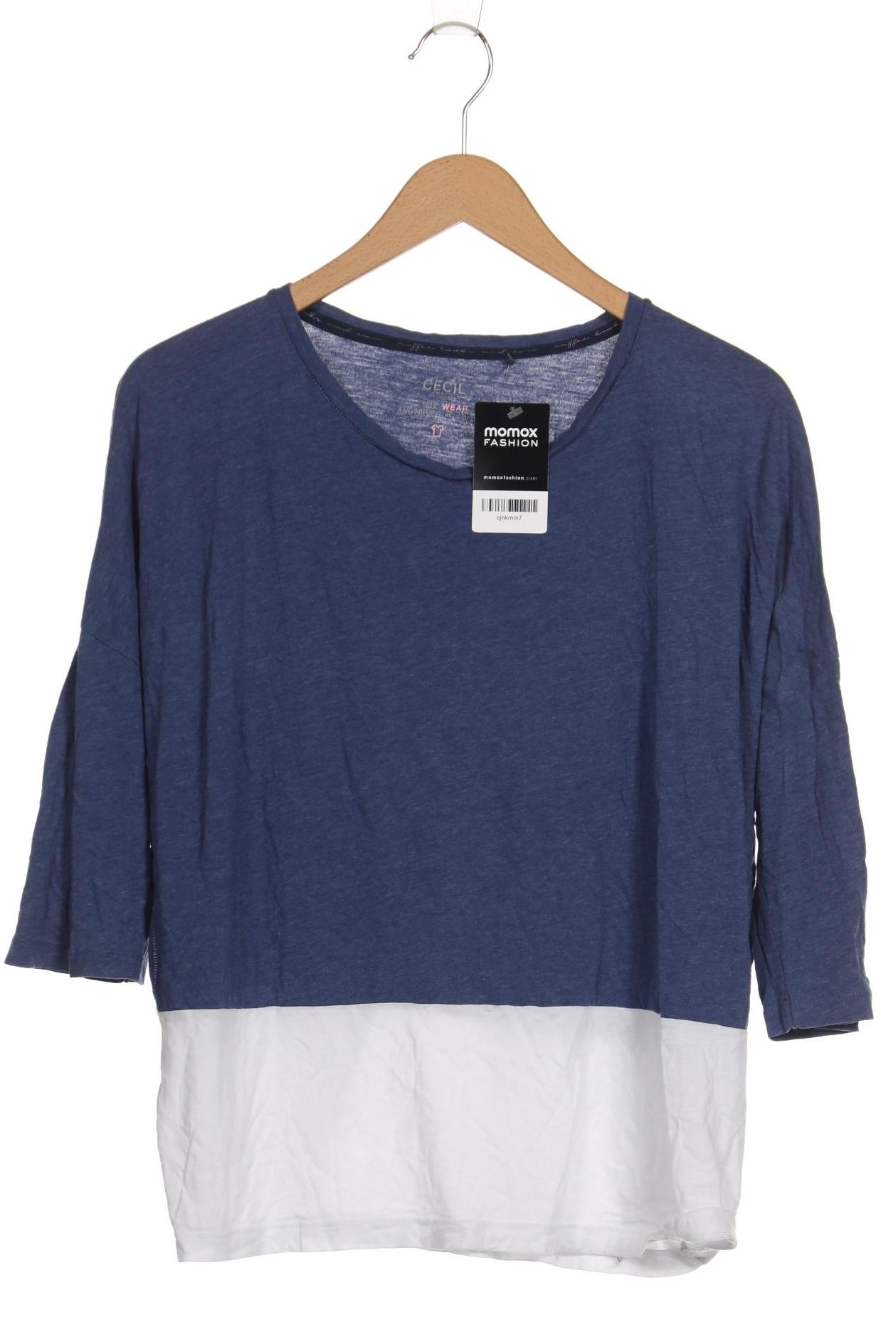

Cecil Damen Langarmshirt, blau, Gr. 42