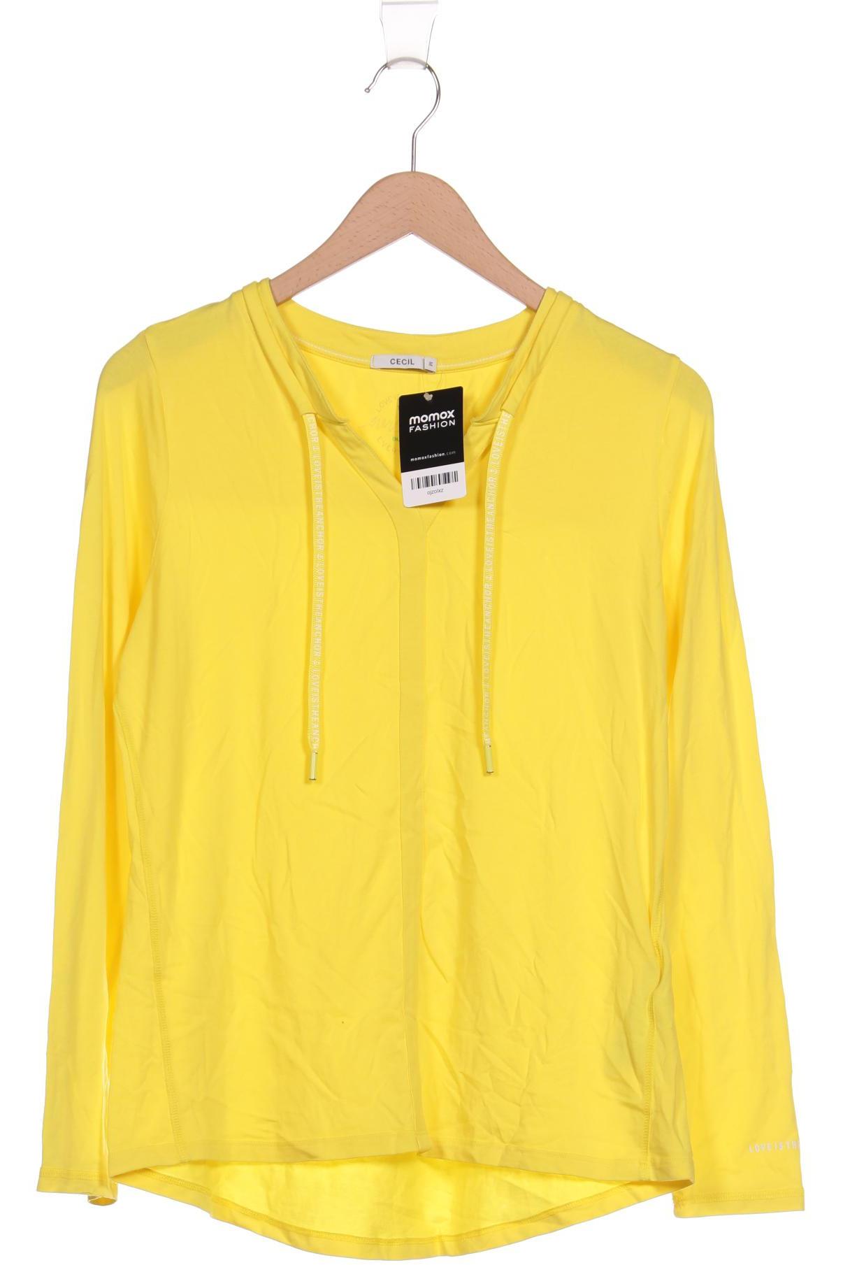 

Cecil Damen Langarmshirt, gelb, Gr. 38