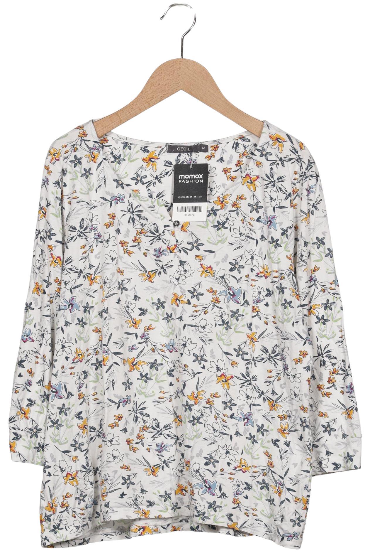 

Cecil Damen Langarmshirt, weiß, Gr. 38