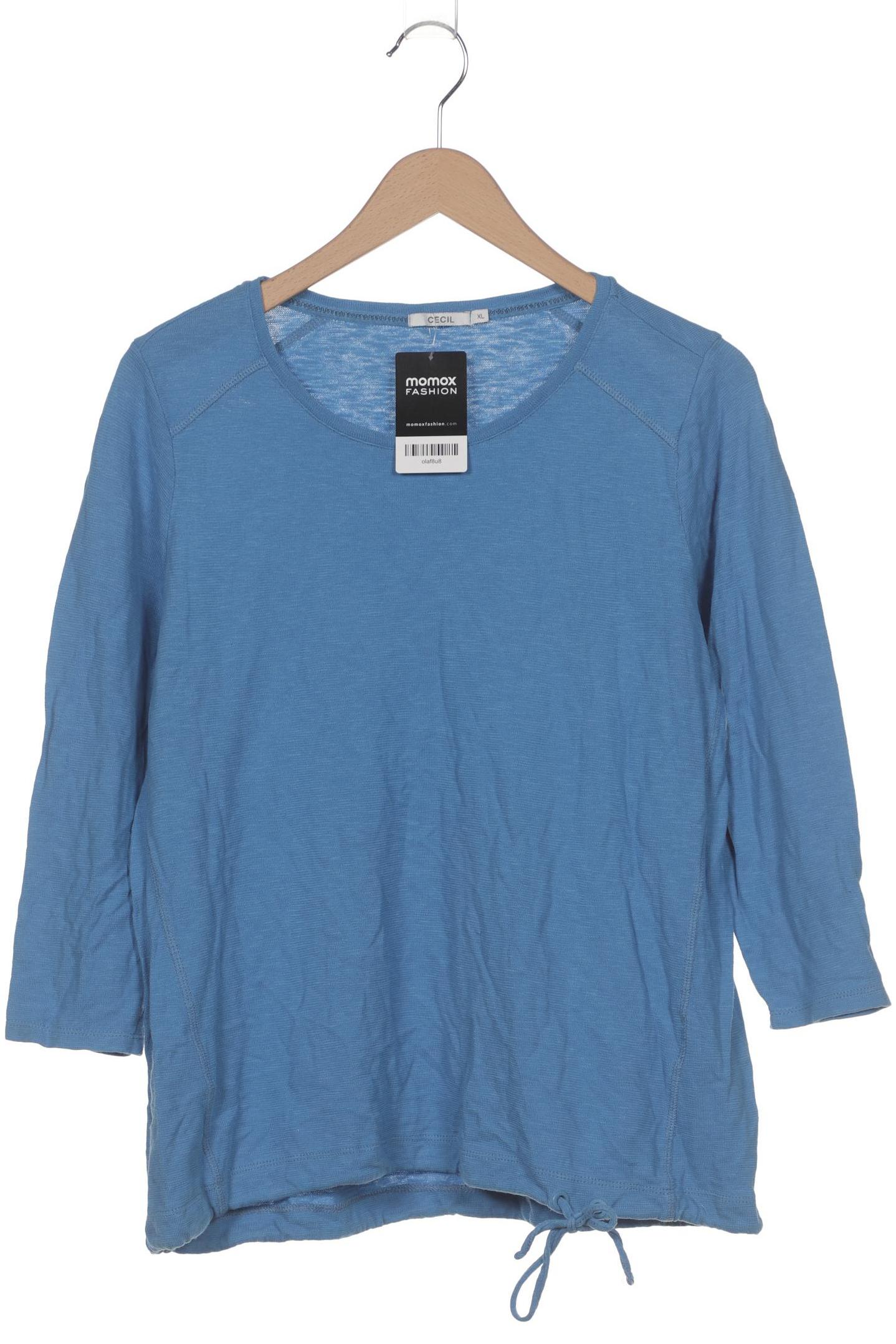 

Cecil Damen Langarmshirt, blau, Gr. 44