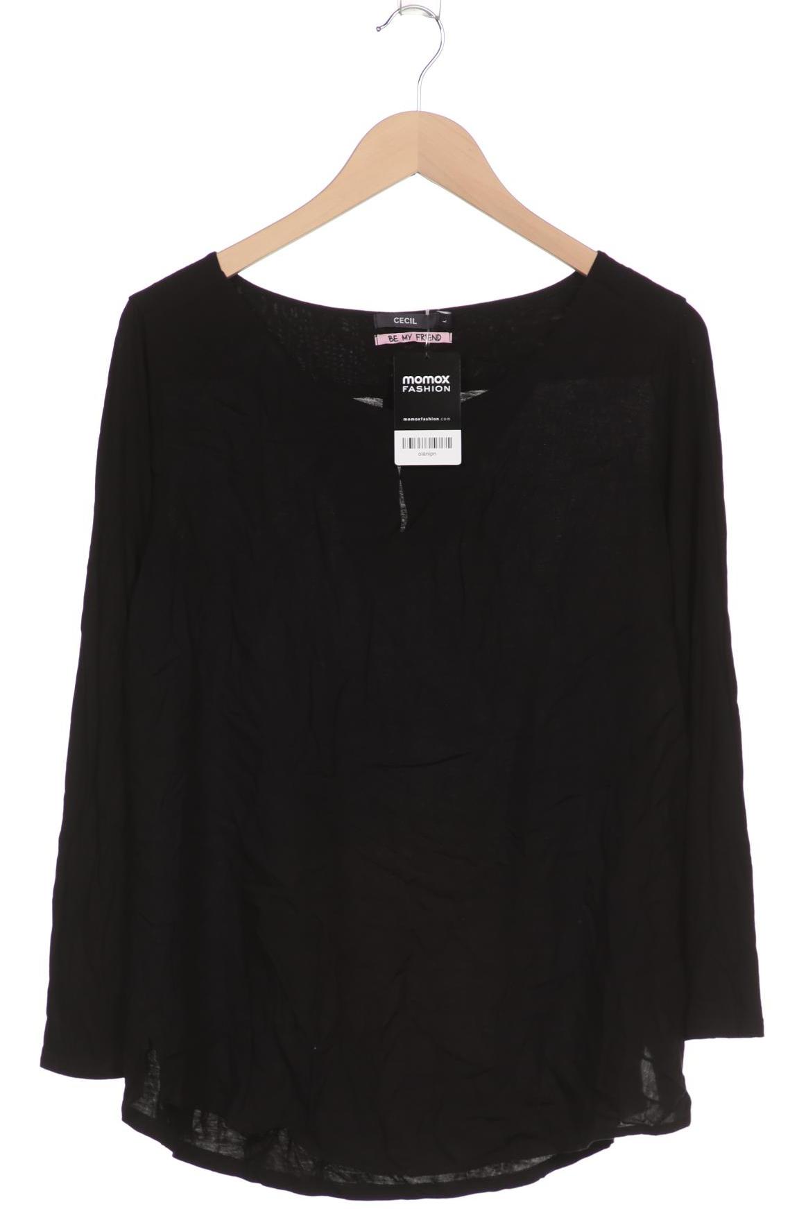 

CECIL Damen Langarmshirt, schwarz