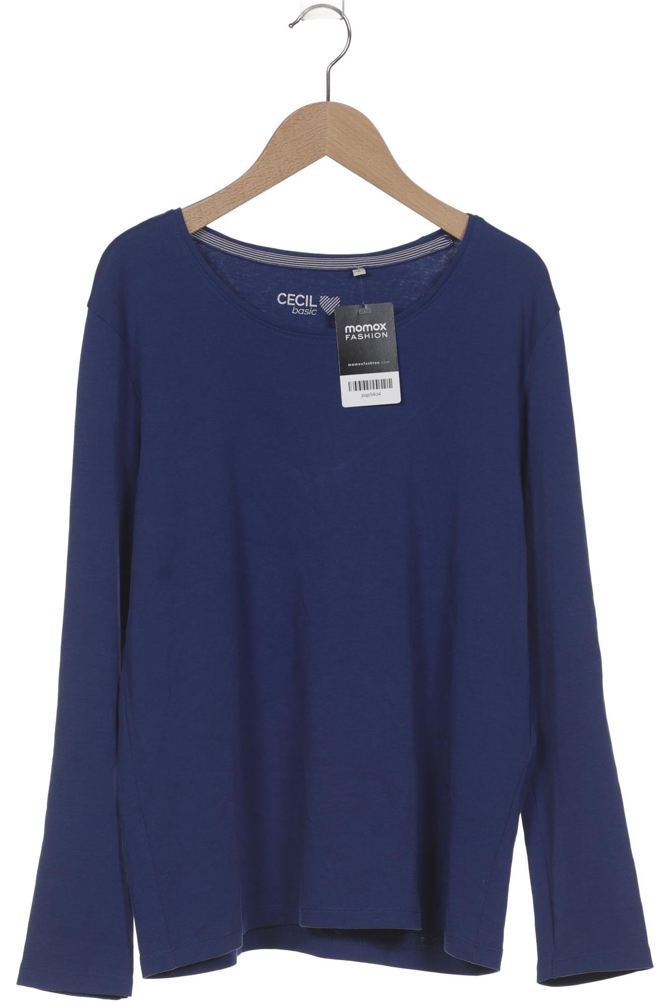 

Cecil Damen Langarmshirt, blau, Gr. 44