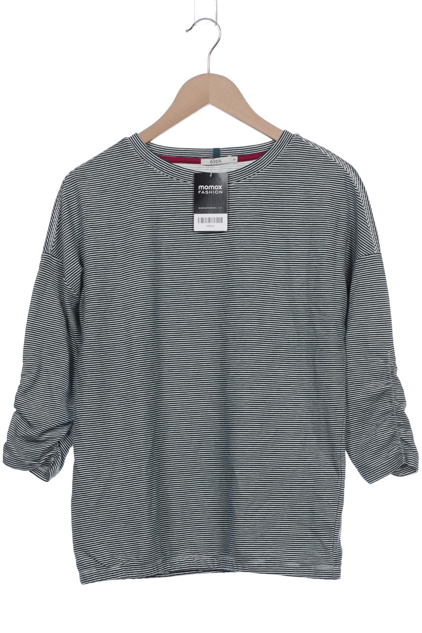 

Cecil Damen Langarmshirt, türkis, Gr. 38
