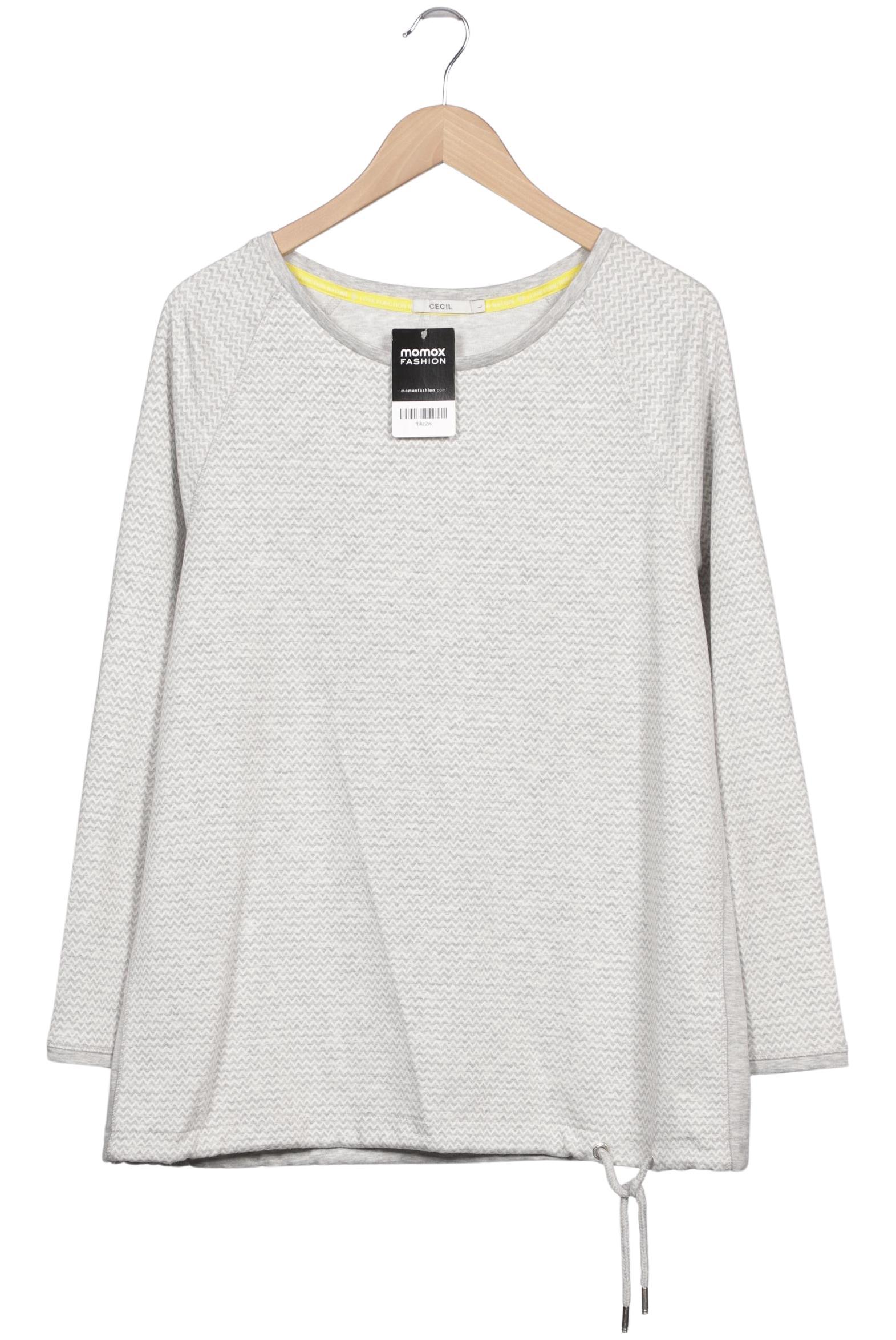 

Cecil Damen Langarmshirt, grau, Gr. 42