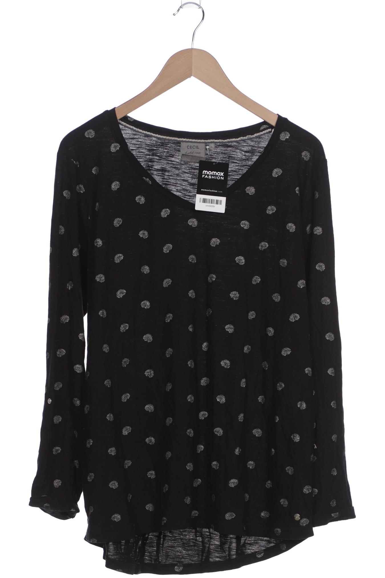 

Cecil Damen Langarmshirt, schwarz, Gr. 44
