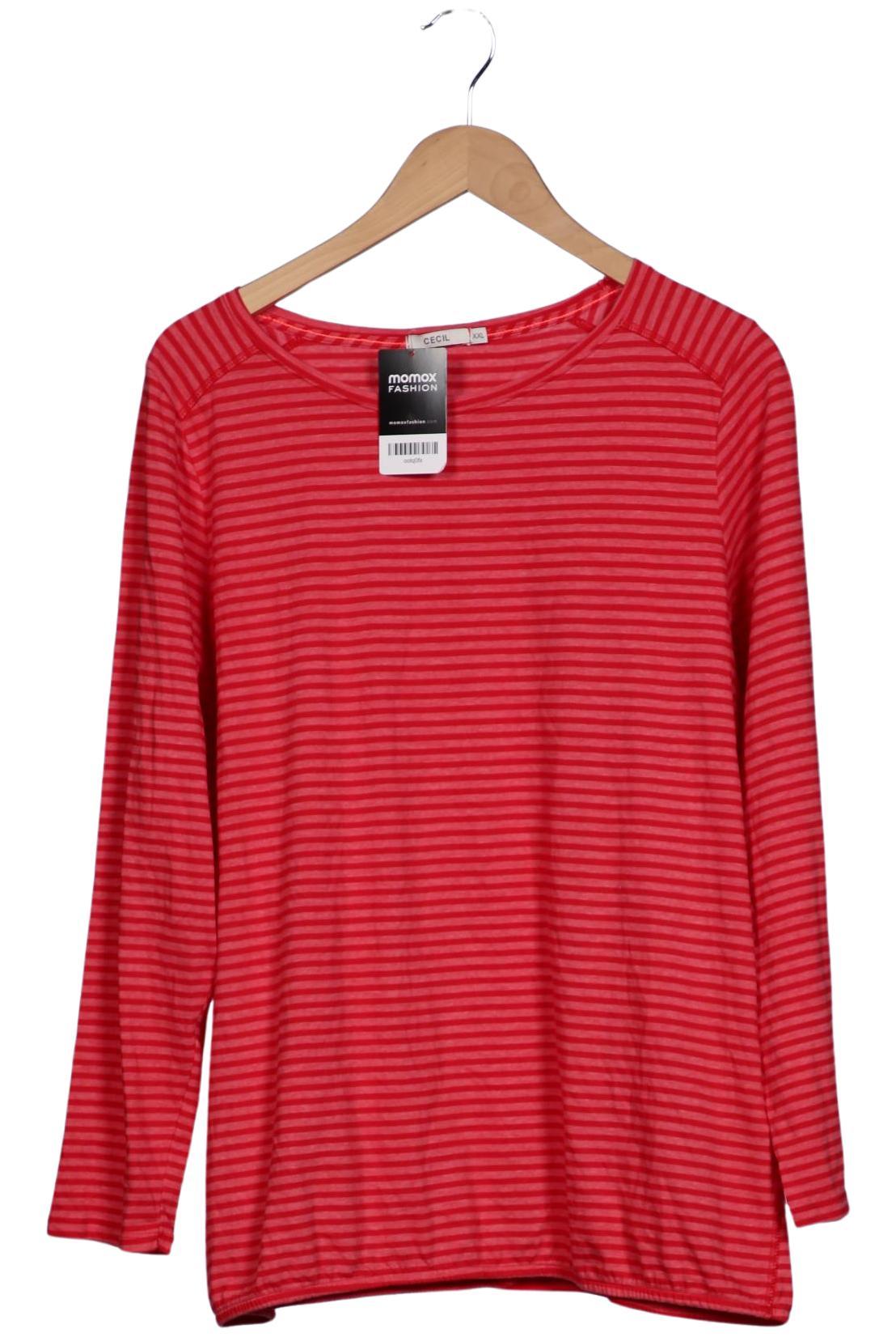 

Cecil Damen Langarmshirt, rot, Gr. 46