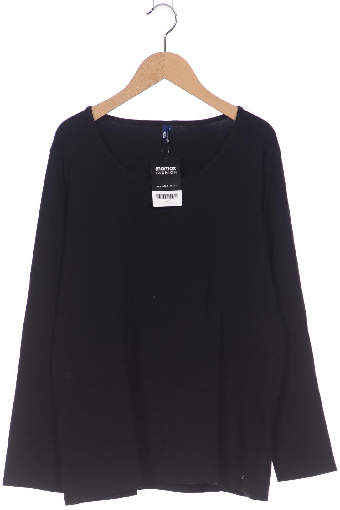 

Cecil Damen Langarmshirt, schwarz, Gr. 44