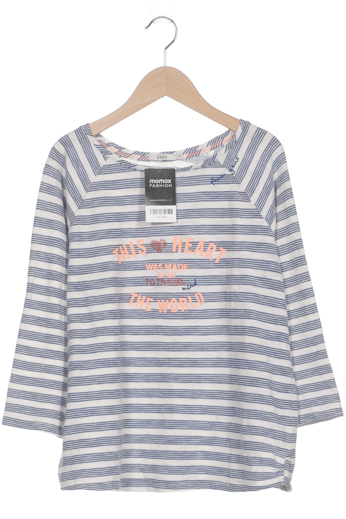 

Cecil Damen Langarmshirt, blau, Gr. 38