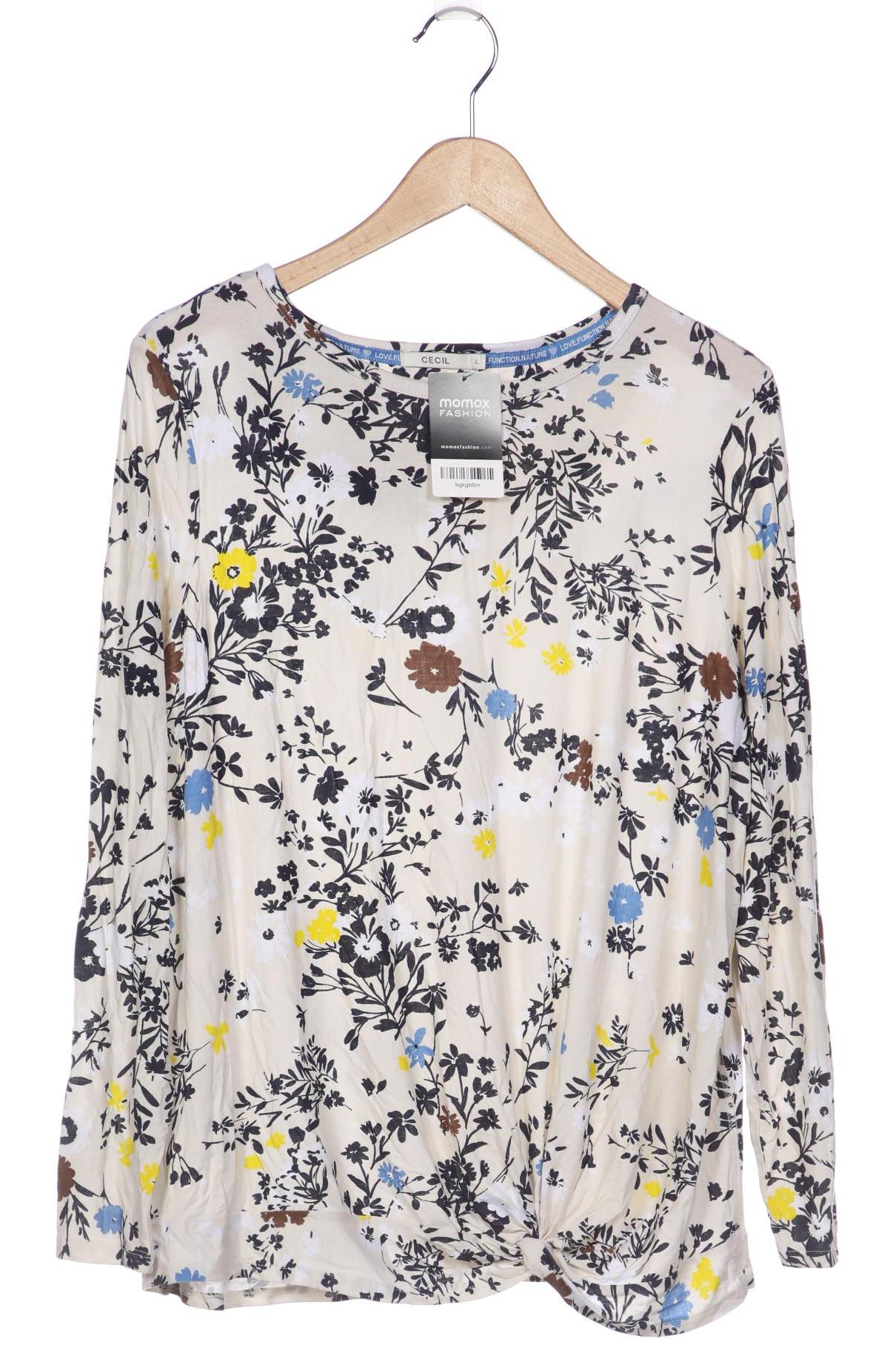 

Cecil Damen Langarmshirt, cremeweiß, Gr. 42