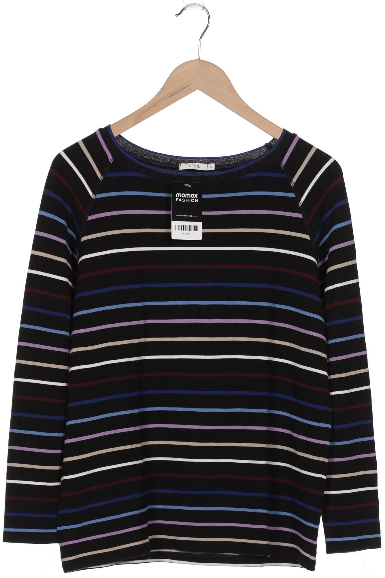 

Cecil Damen Langarmshirt, schwarz, Gr. 42