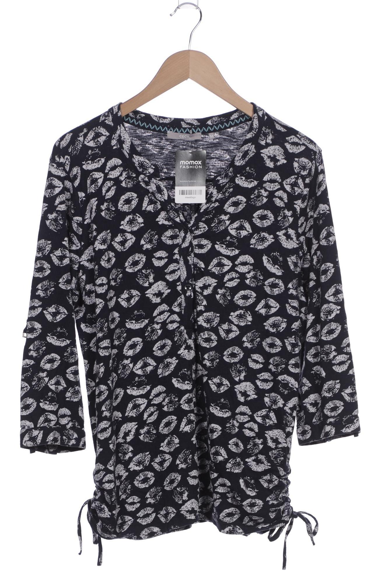 

Cecil Damen Langarmshirt, marineblau, Gr. 38