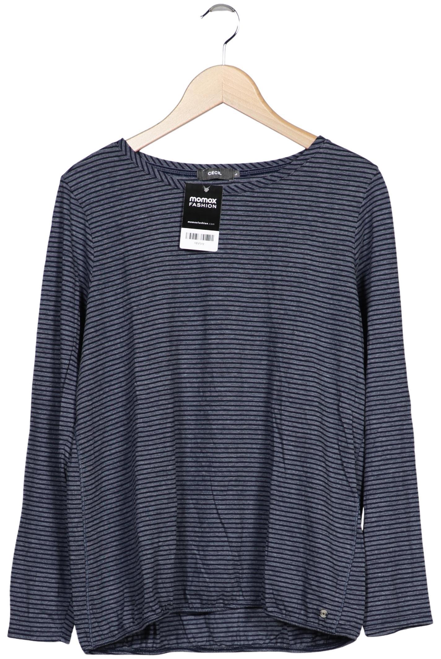 

Cecil Damen Langarmshirt, marineblau, Gr. 42