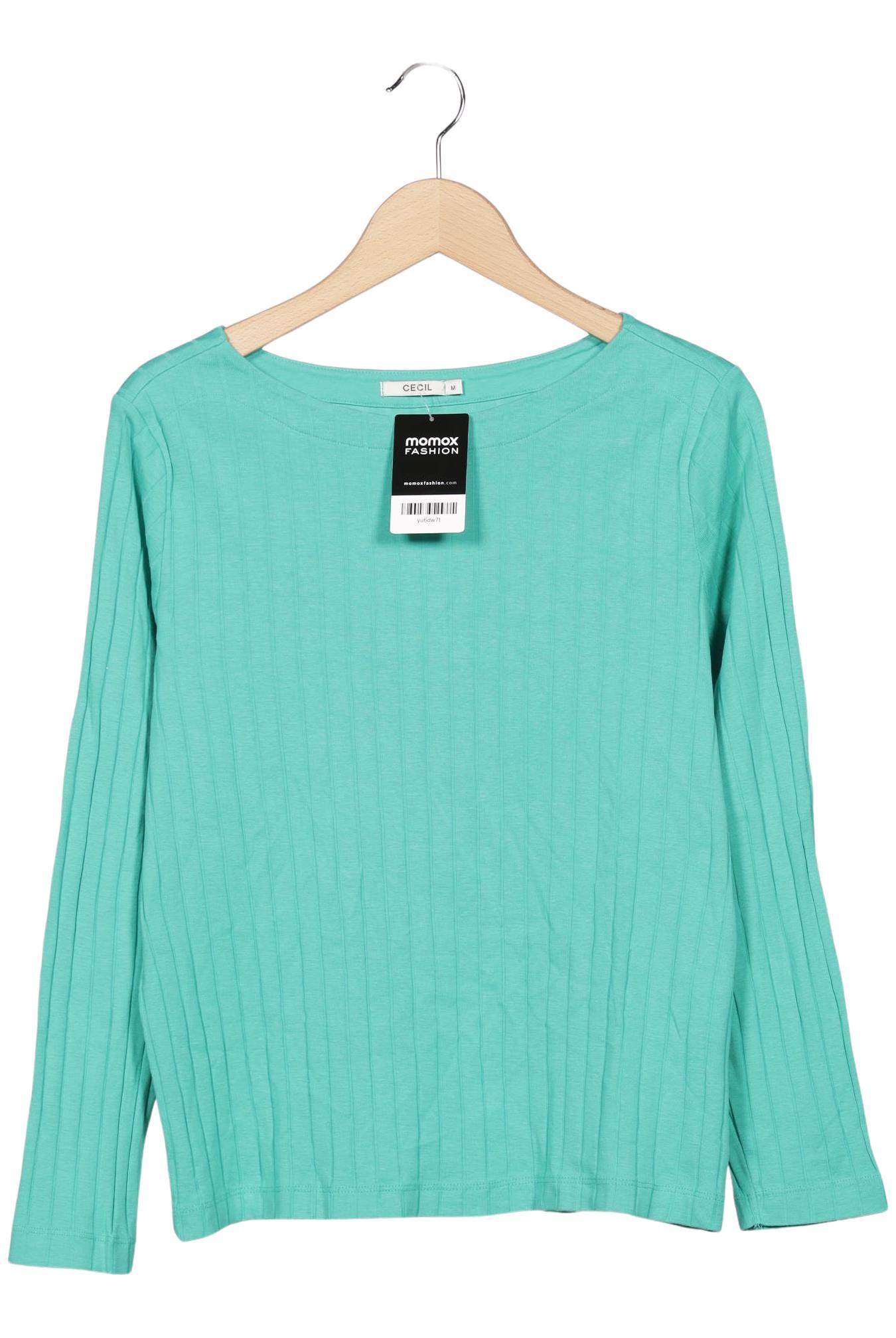 

Cecil Damen Langarmshirt, türkis, Gr. 38