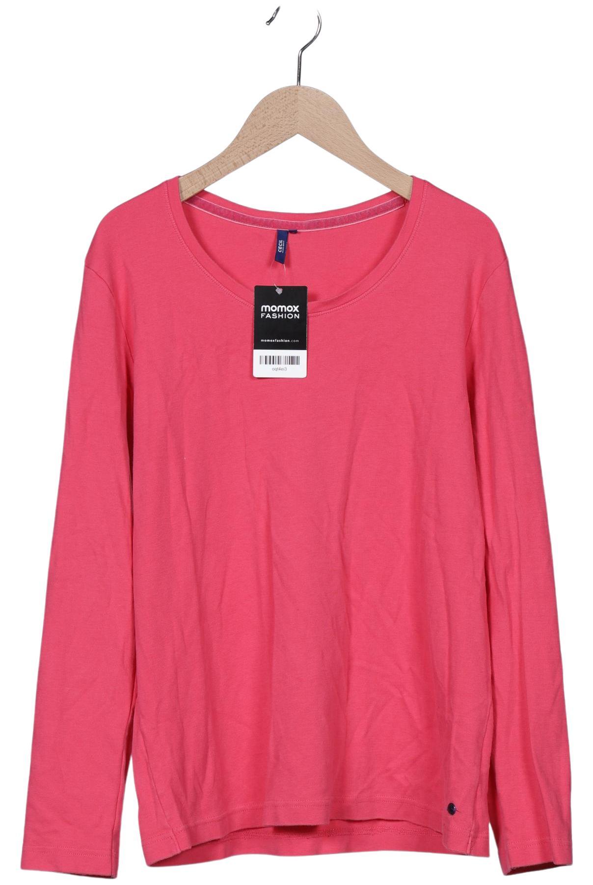 

Cecil Damen Langarmshirt, pink, Gr. 42