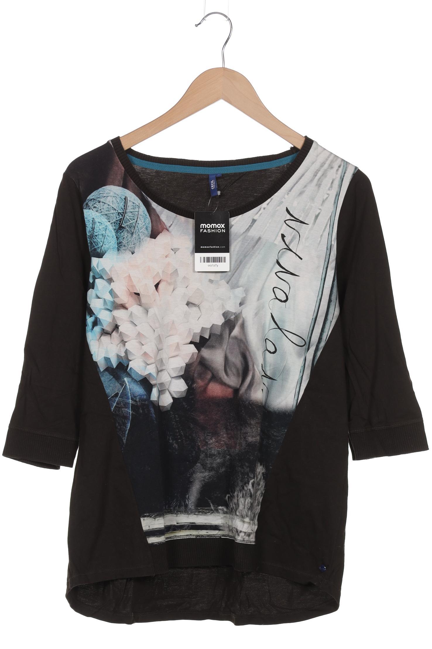 

Cecil Damen Langarmshirt, schwarz, Gr. 42