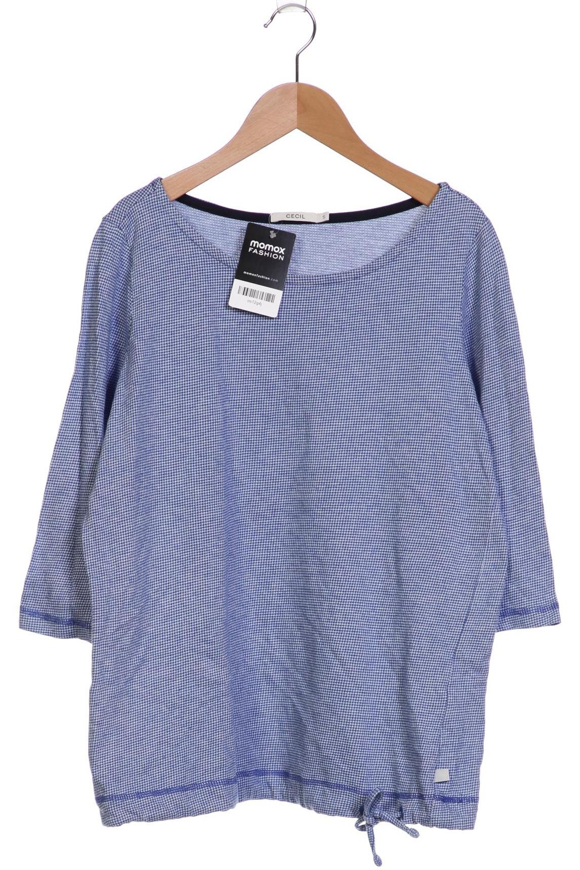 

Cecil Damen Langarmshirt, blau, Gr. 36