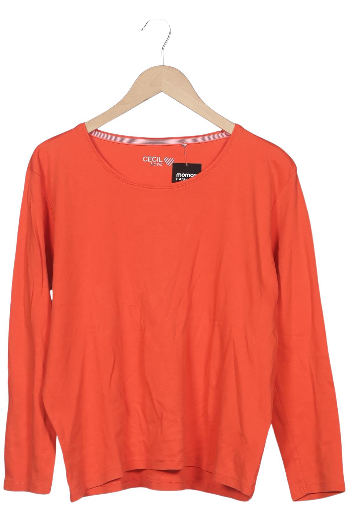 

Cecil Damen Langarmshirt, orange, Gr. 46