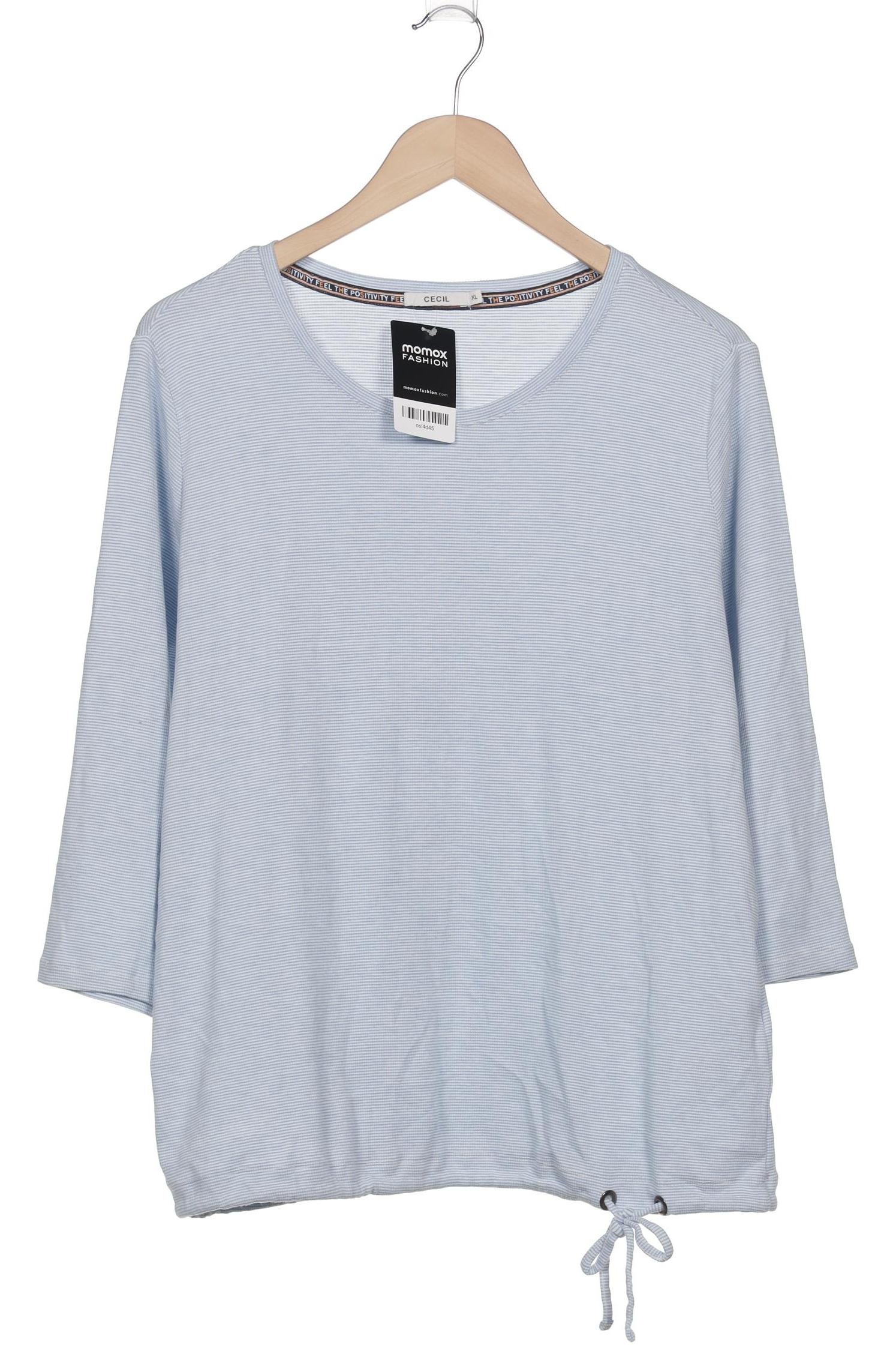 

Cecil Damen Langarmshirt, hellblau, Gr. 44