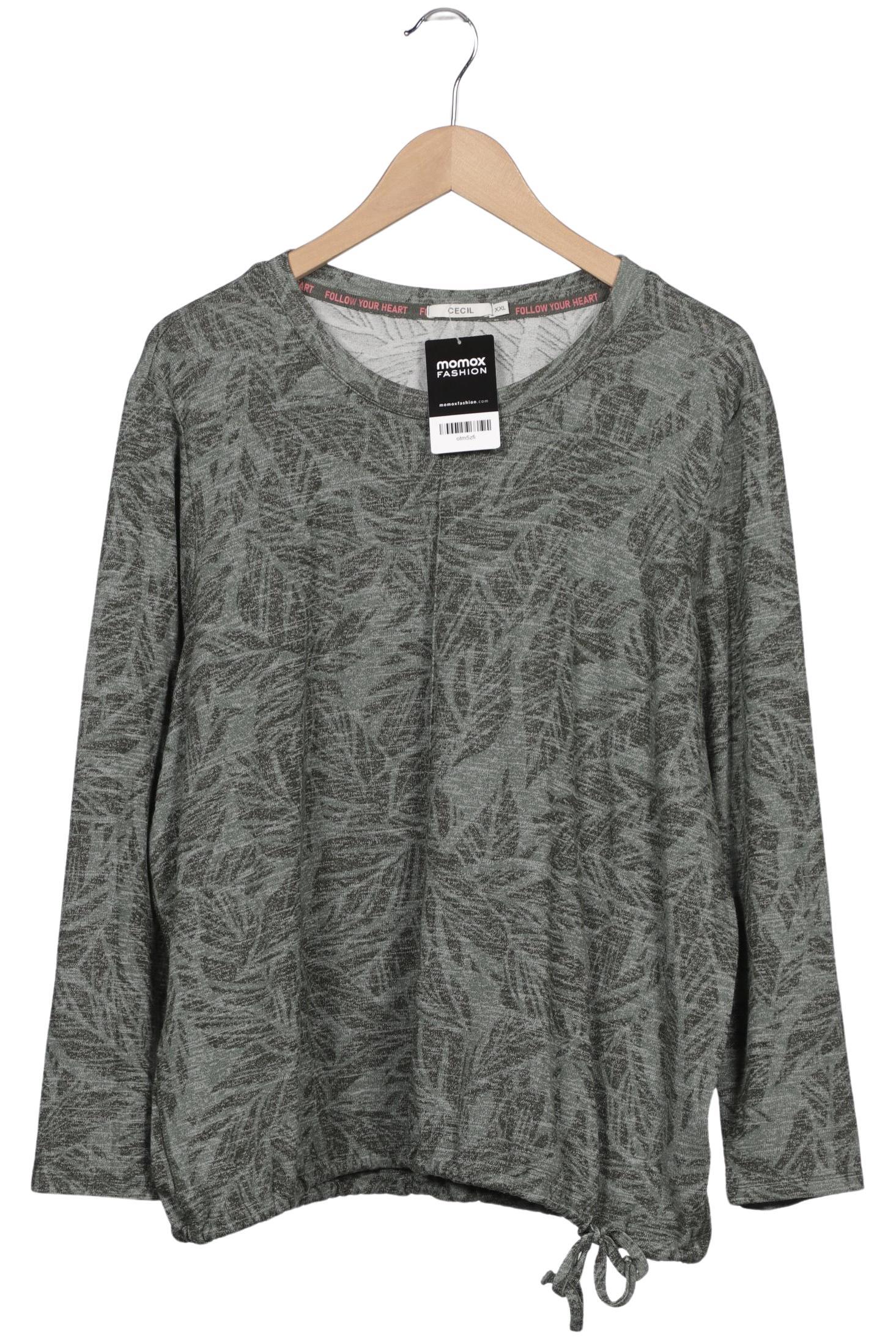 

Cecil Damen Langarmshirt, grün, Gr. 46