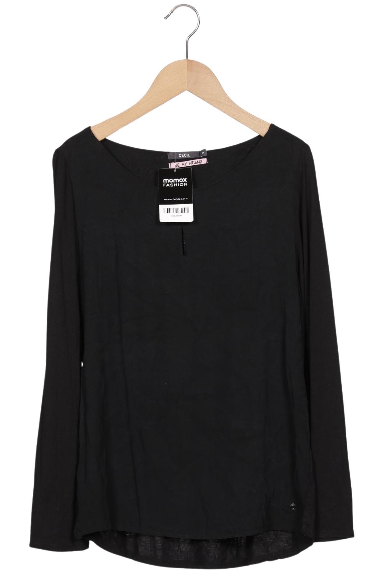 

Cecil Damen Langarmshirt, schwarz, Gr. 36