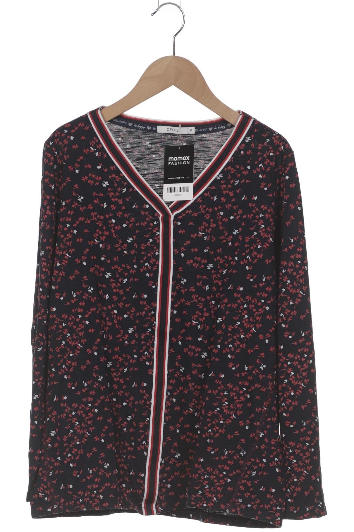 

Cecil Damen Langarmshirt, marineblau, Gr. 38