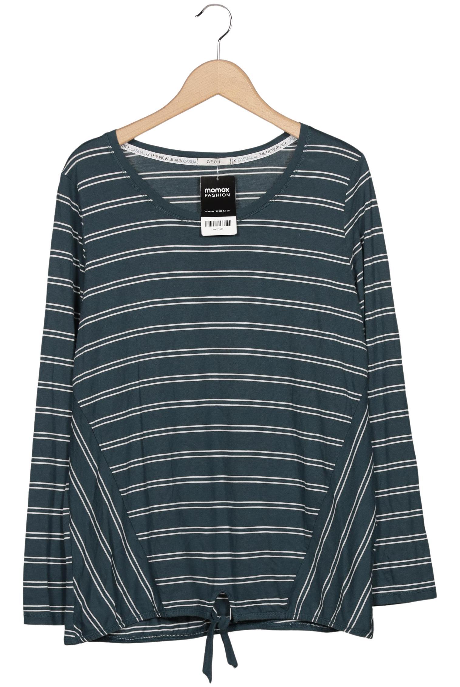 

Cecil Damen Langarmshirt, türkis, Gr. 42