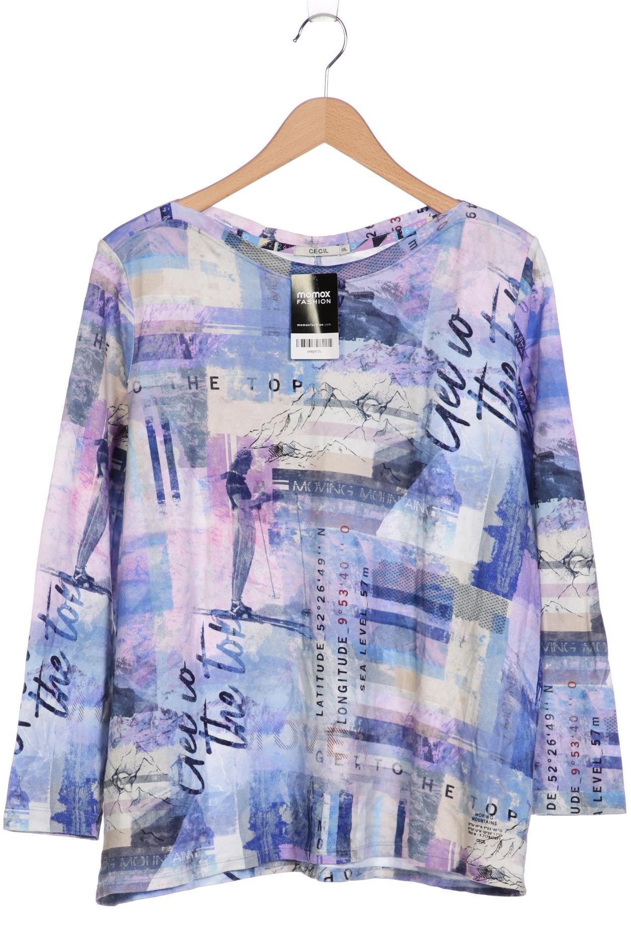 

Cecil Damen Langarmshirt, flieder, Gr. 46