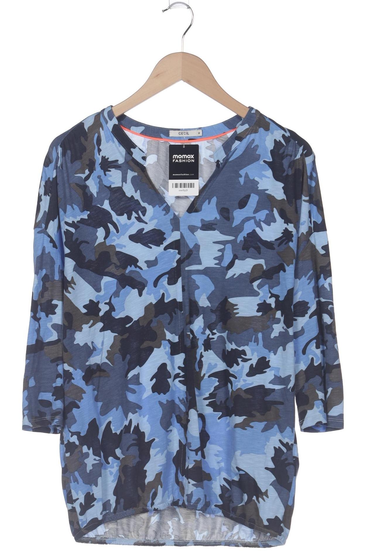 

Cecil Damen Langarmshirt, blau, Gr. 38
