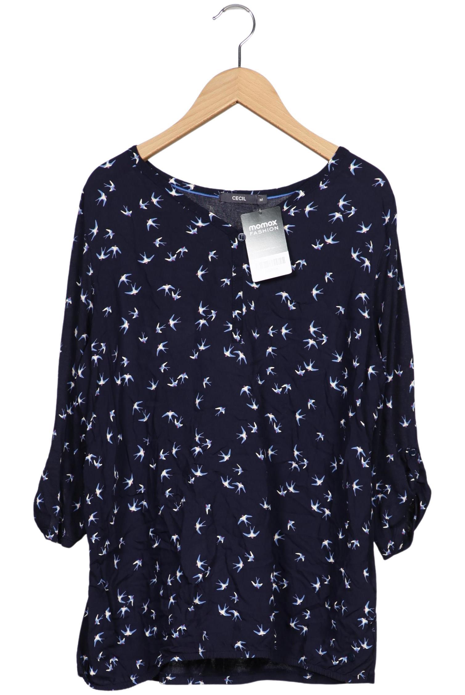 

Cecil Damen Langarmshirt, marineblau, Gr. 38