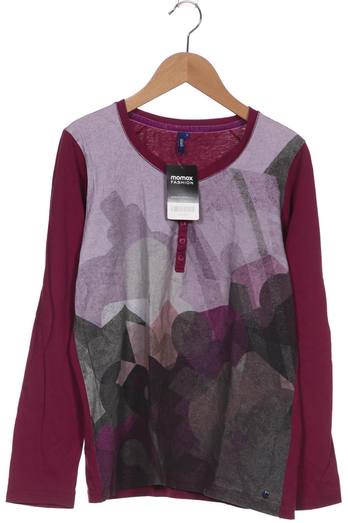 

CECIL Damen Langarmshirt, bordeaux