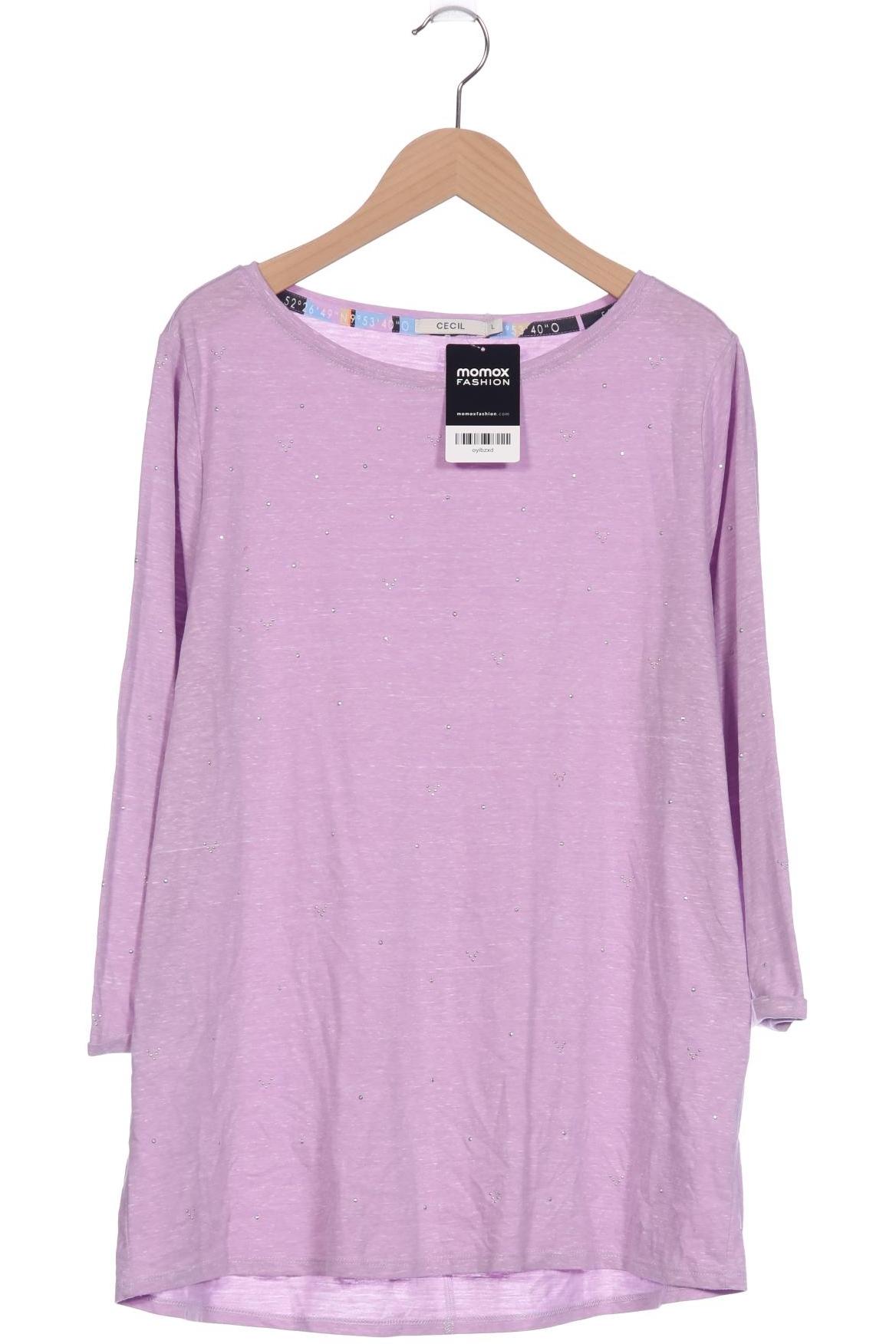 

Cecil Damen Langarmshirt, flieder, Gr. 42