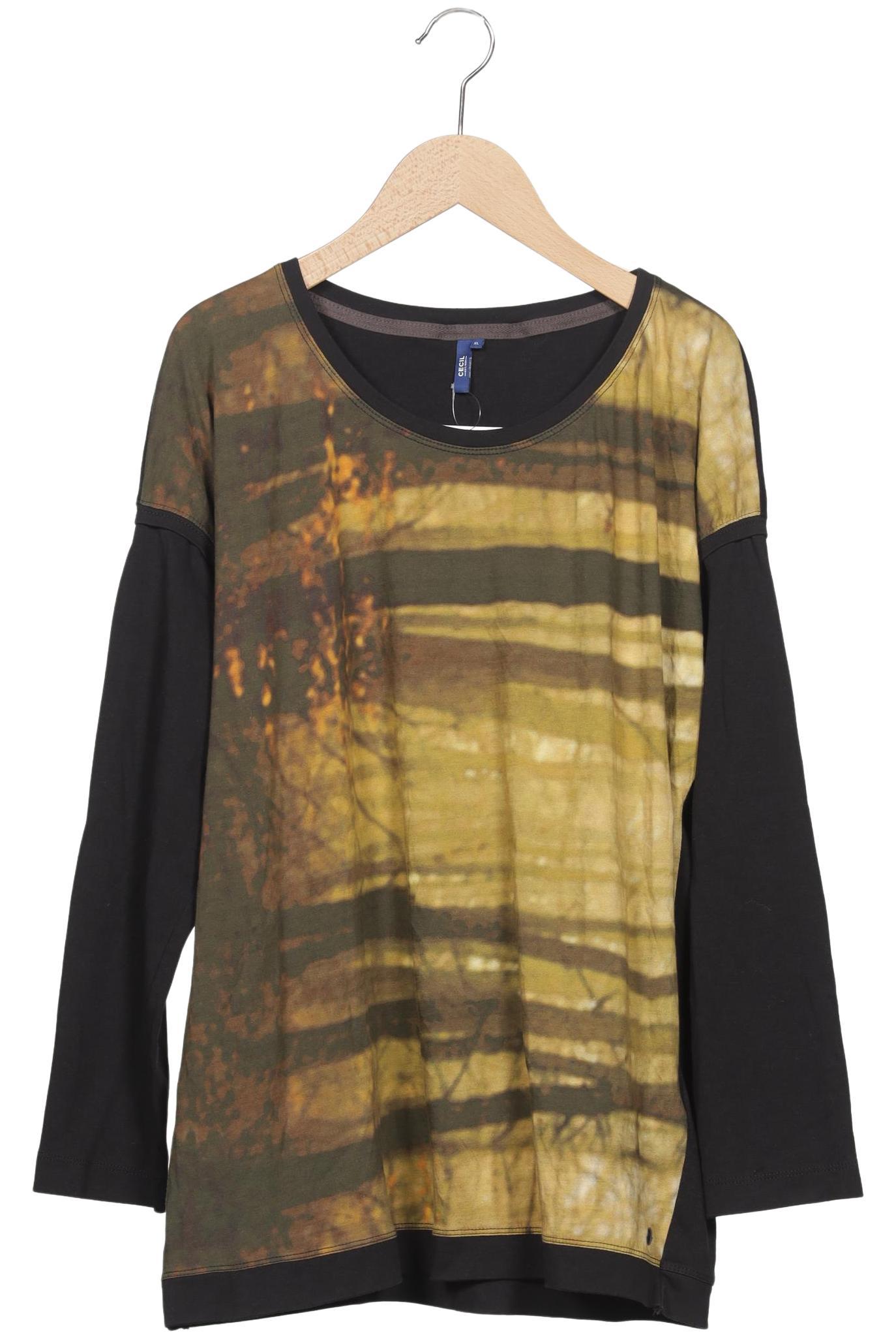 

Cecil Damen Langarmshirt, schwarz, Gr. 44