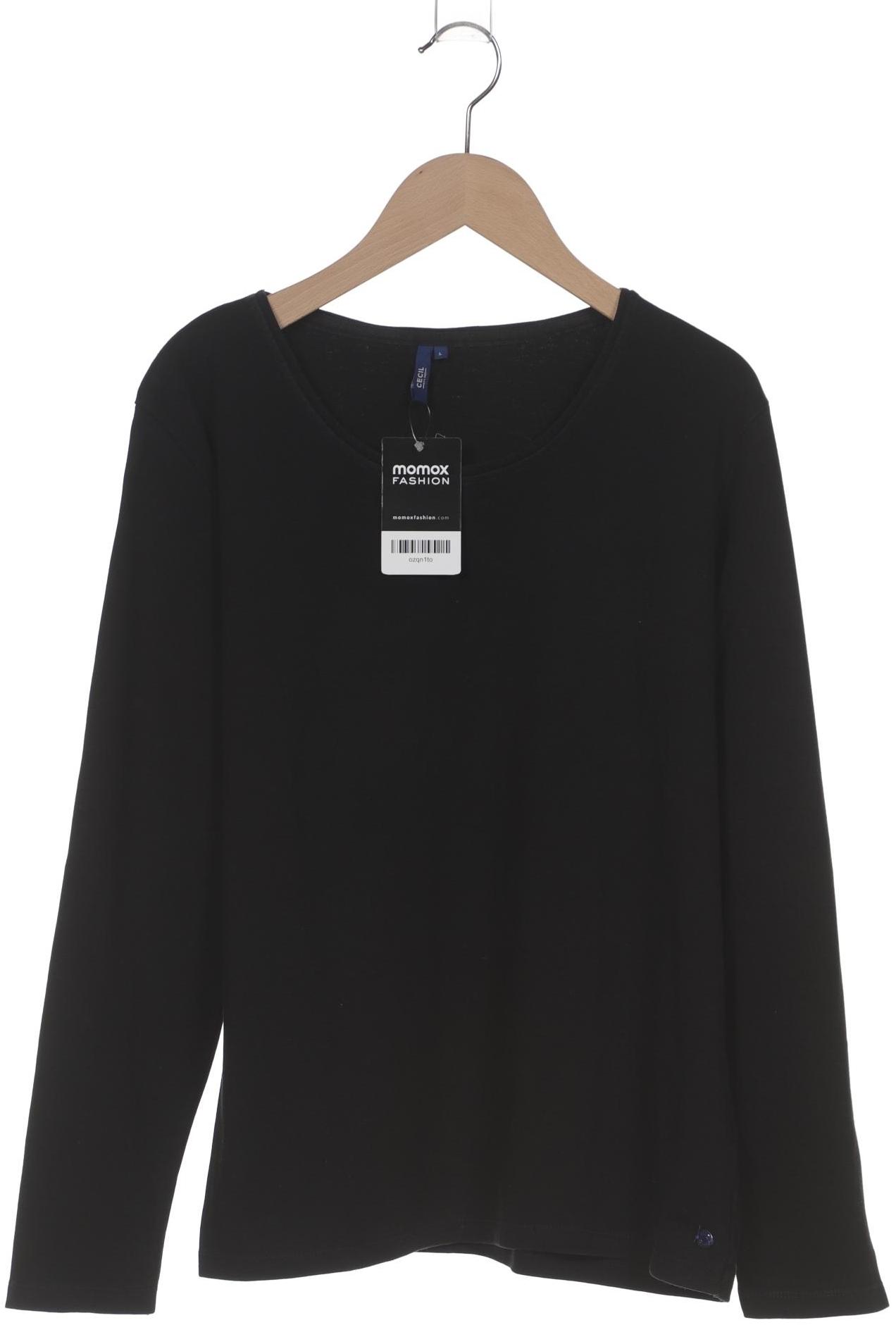 

Cecil Damen Langarmshirt, schwarz, Gr. 42