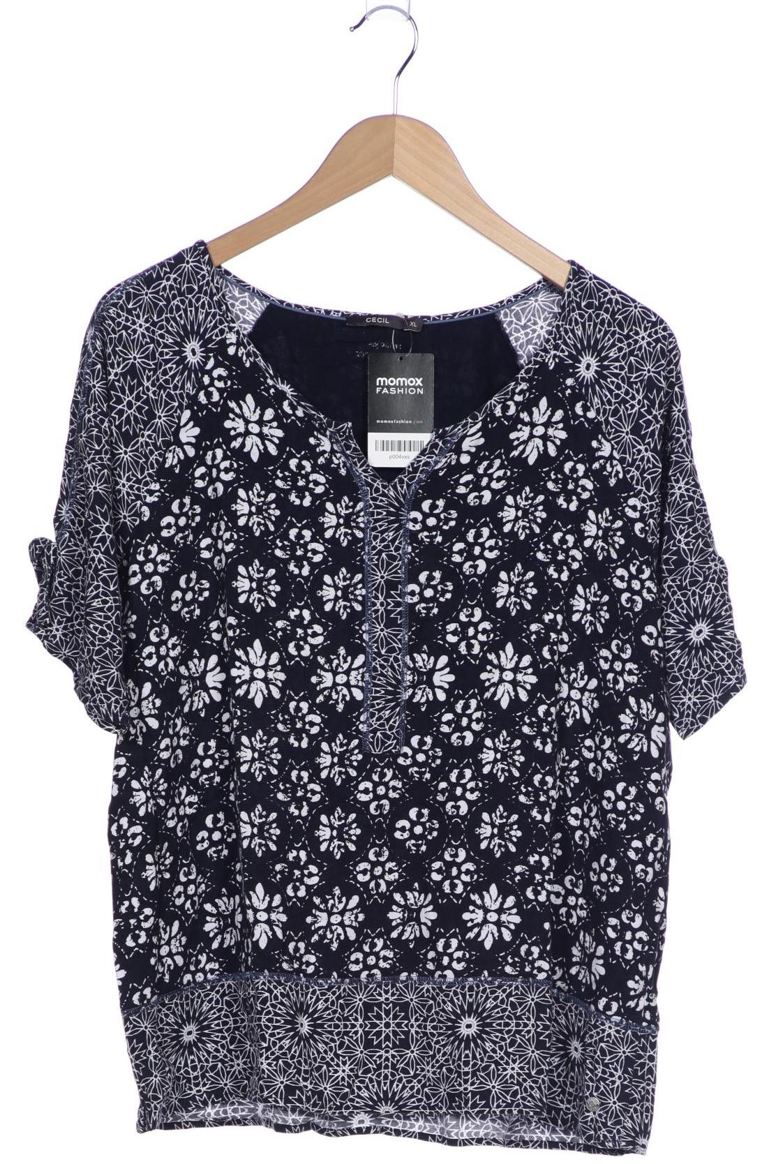 

Cecil Damen Langarmshirt, marineblau, Gr. 44