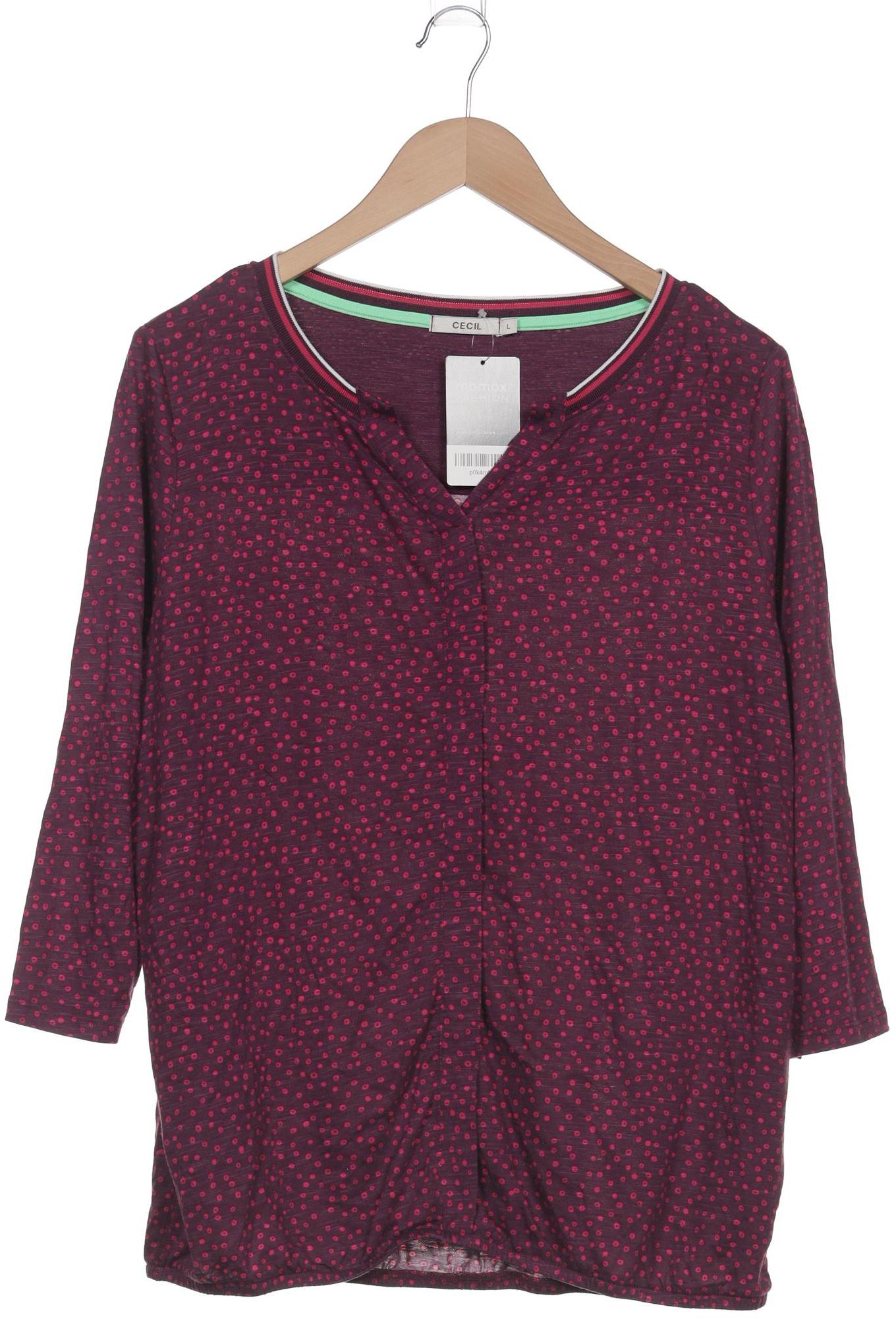 

Cecil Damen Langarmshirt, bordeaux, Gr. 42