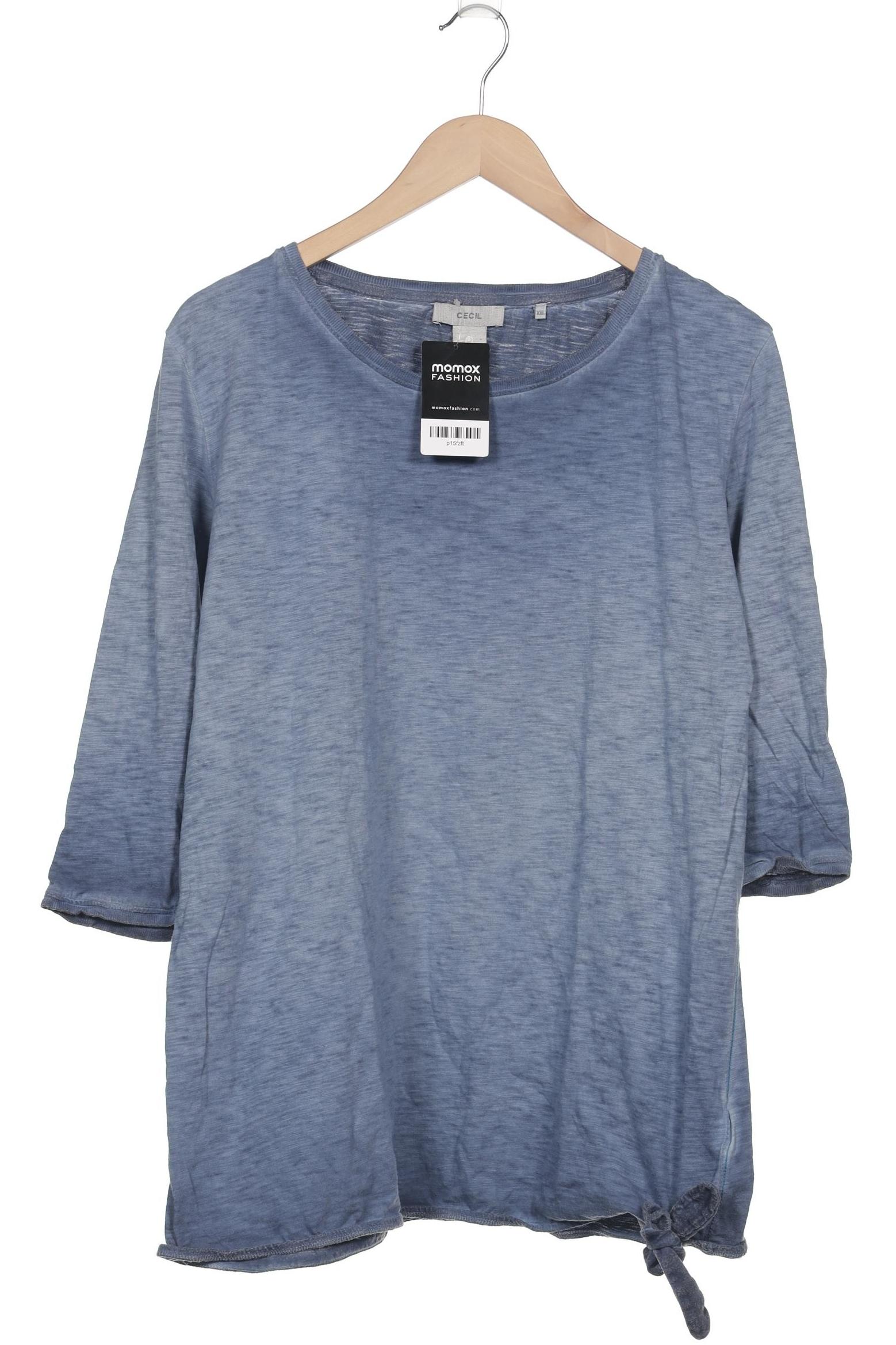

Cecil Damen Langarmshirt, blau, Gr. 46